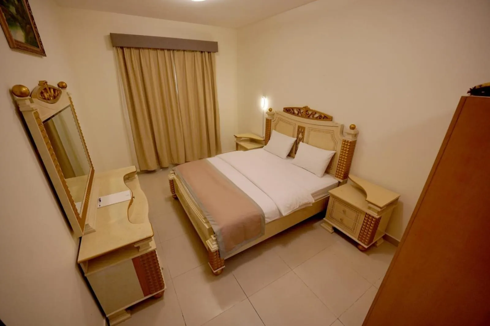Bed in AL MARJAN FURNISHED APARTMENTS