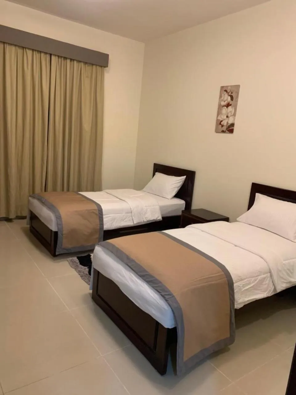 Bed in AL MARJAN FURNISHED APARTMENTS