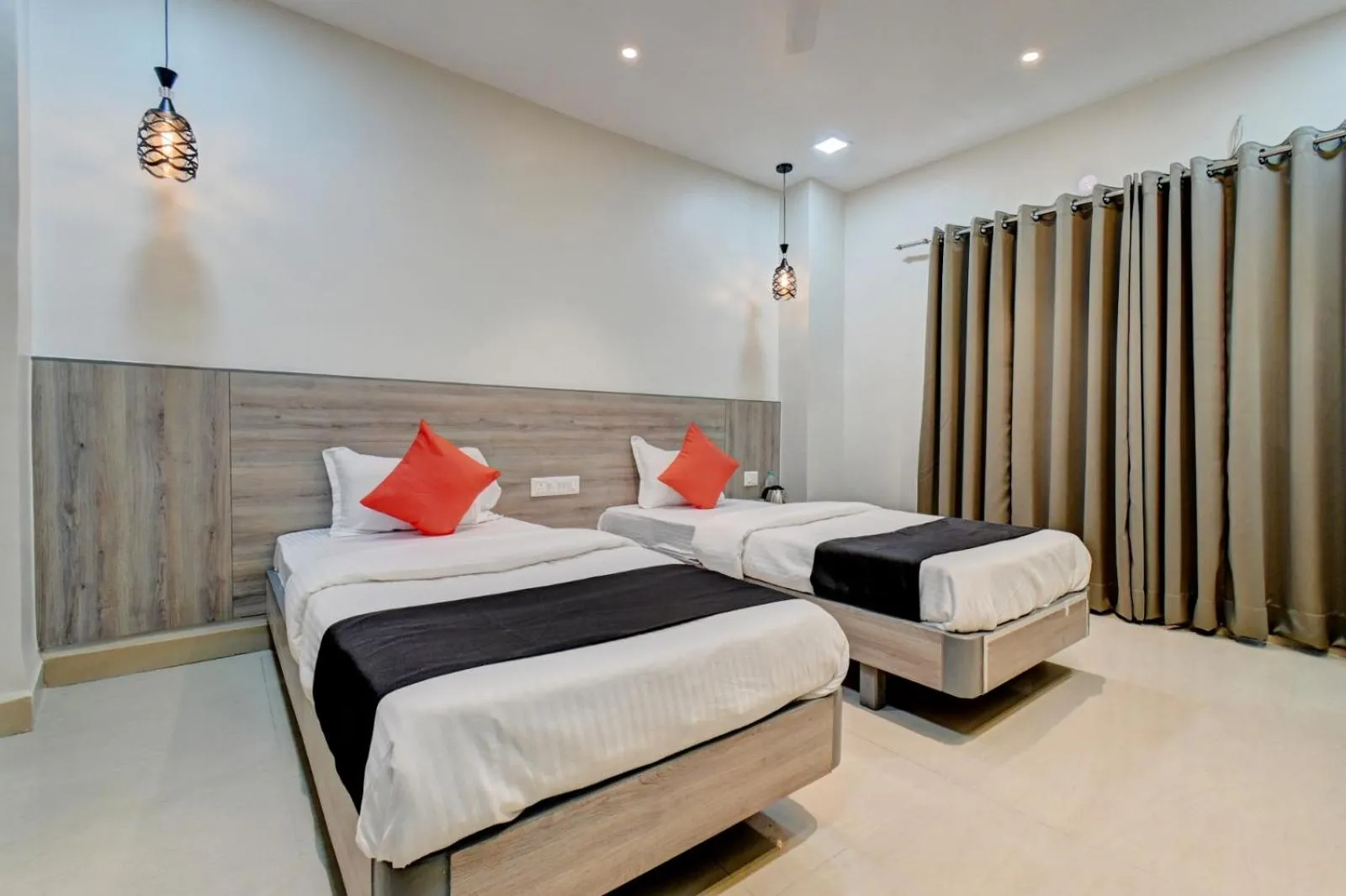 Bed in Hotel Vikrant