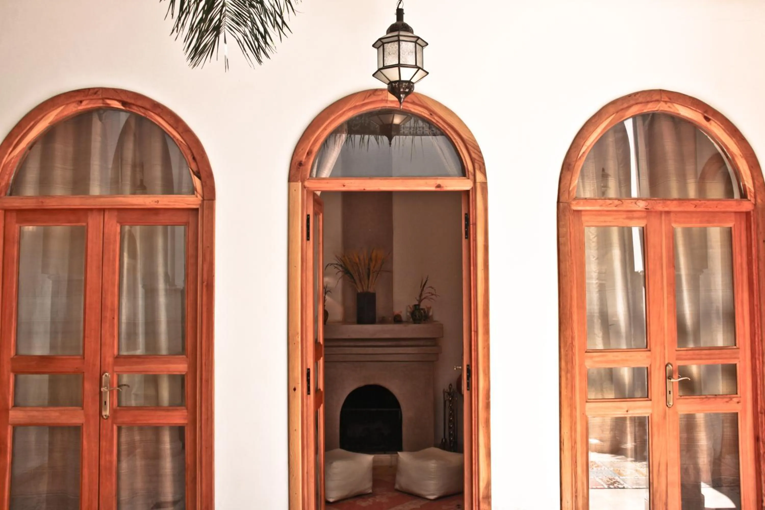 Communal lounge/ TV room in Riad Mariana