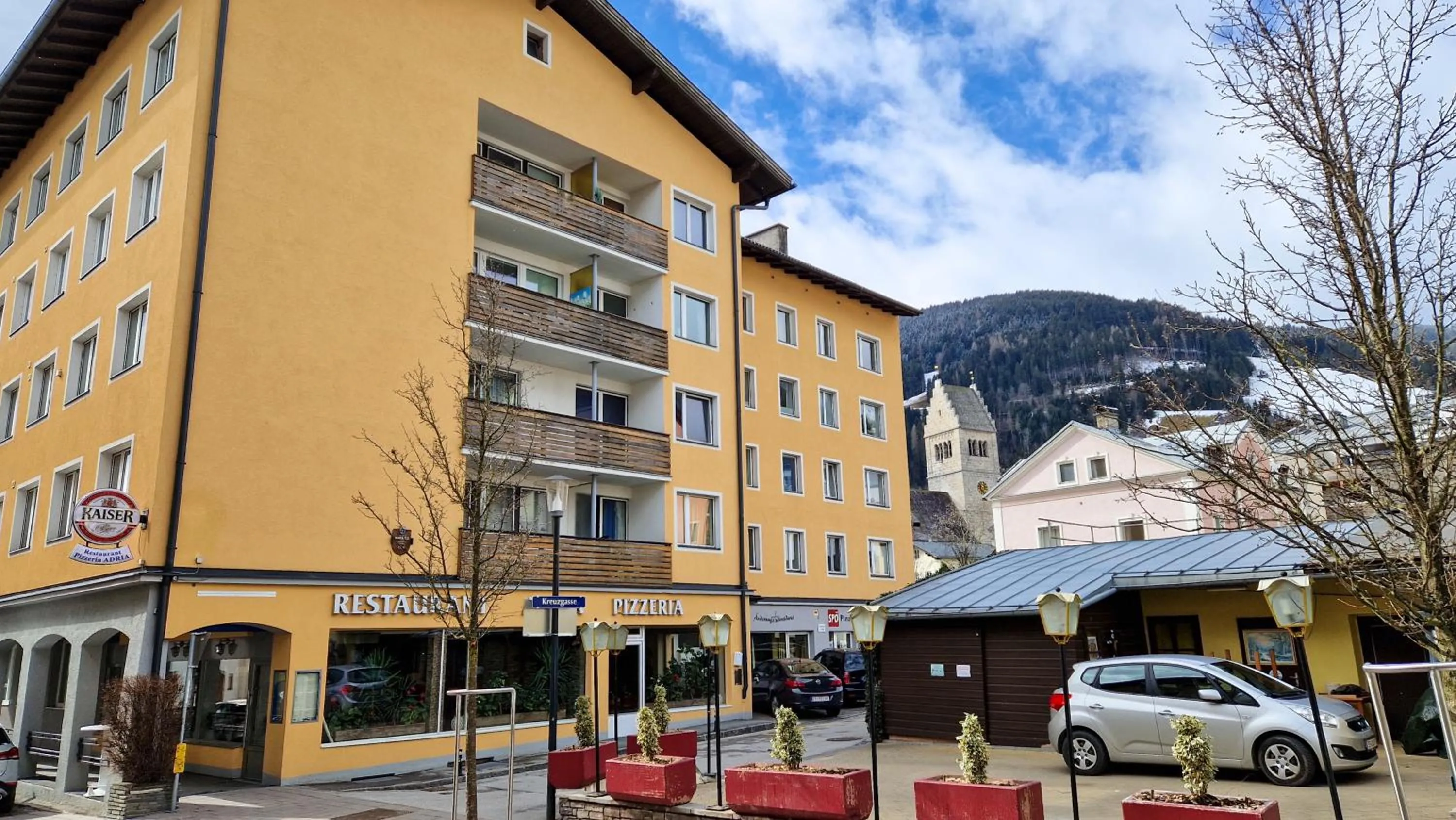 Property building in Apartment Dreamski Zell am See town, near lake
