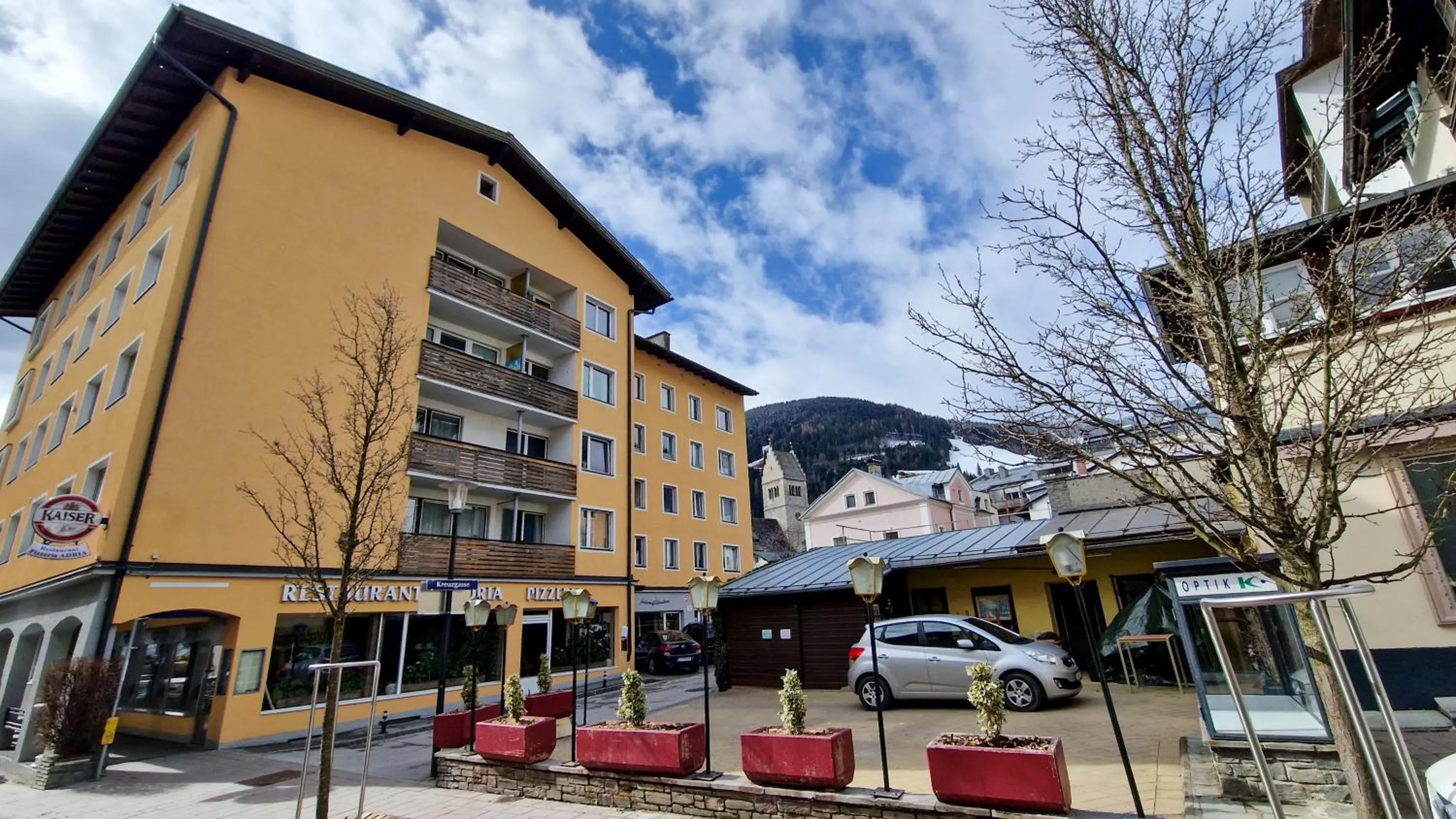 Property building in Apartment Dreamski Zell am See town, near lake