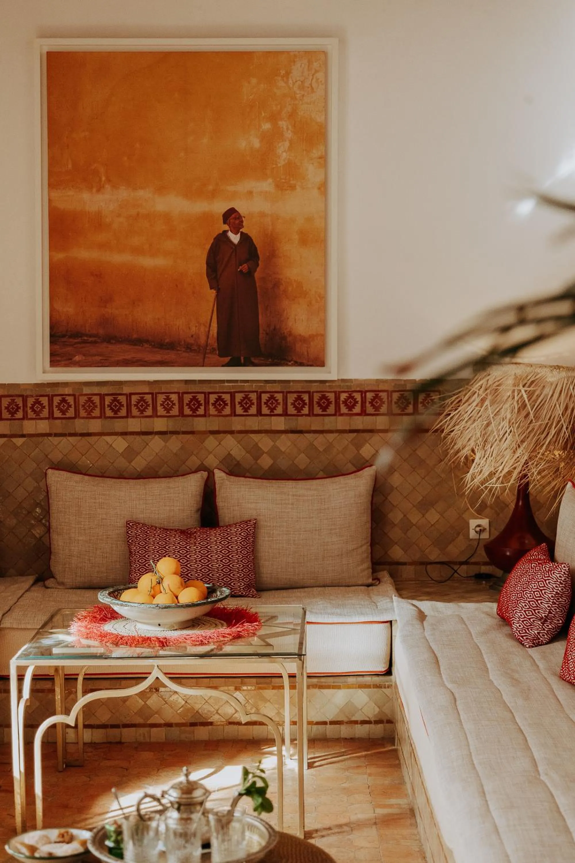 Living room in Riad Bamaga