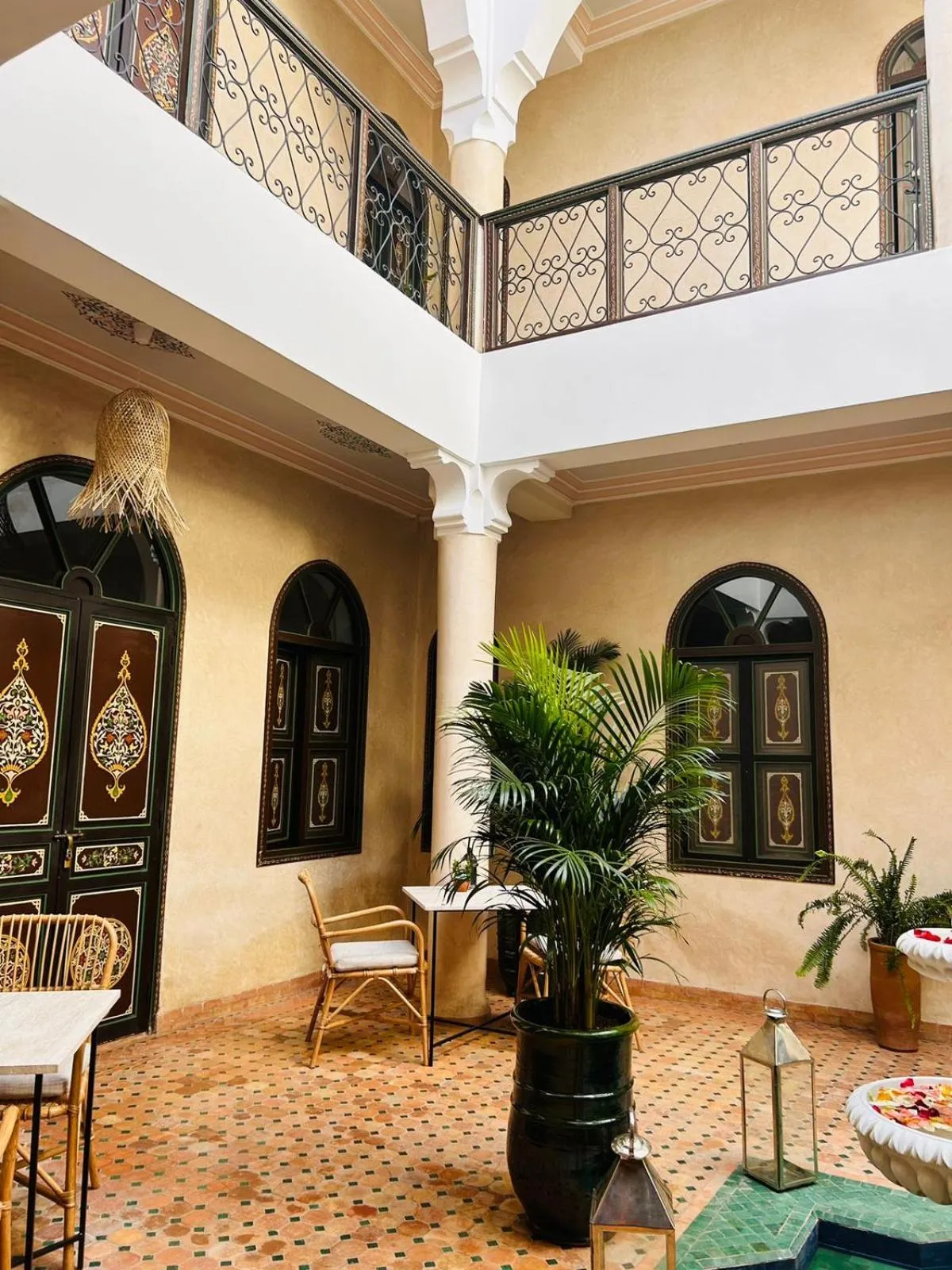 Patio in Riad Bamaga