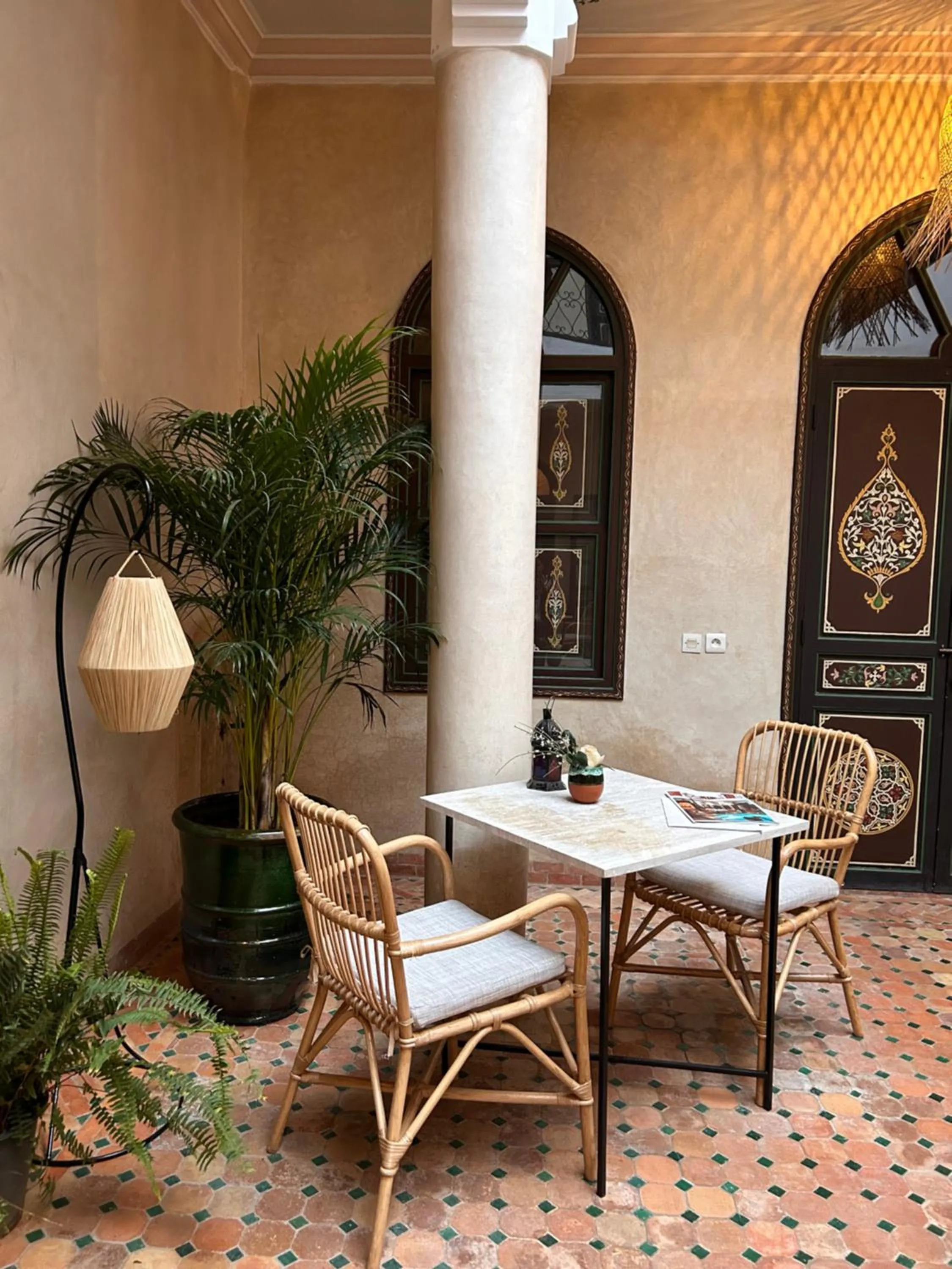 Patio in Riad Bamaga