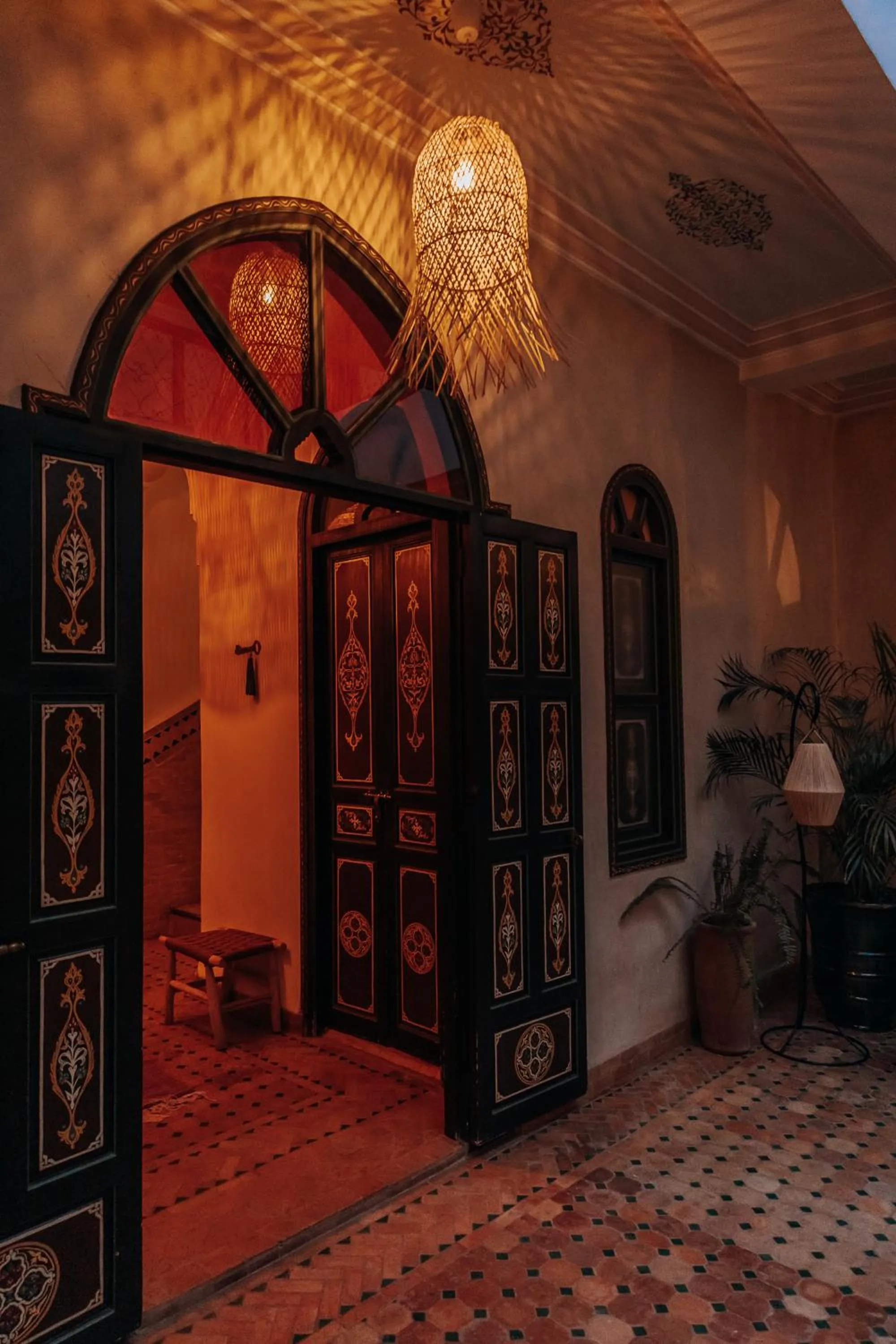 Patio in Riad Bamaga