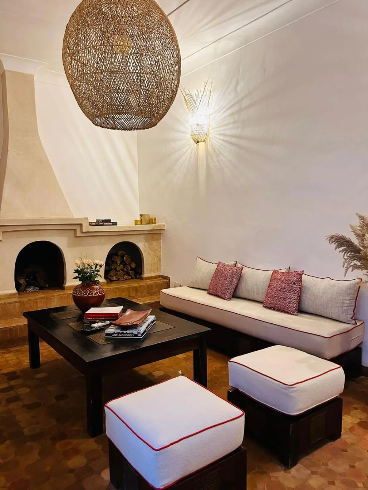 Living room in Riad Bamaga