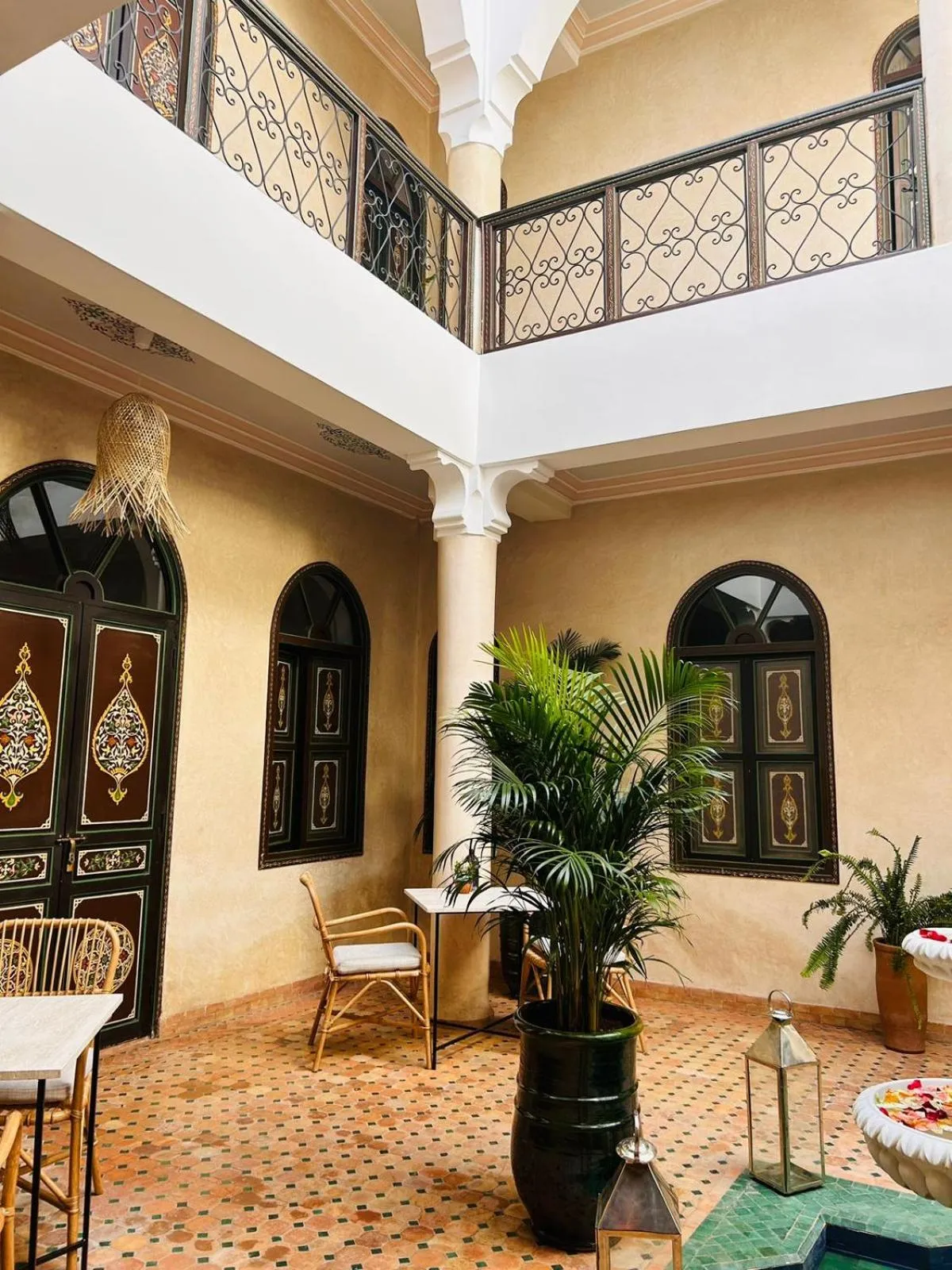 Patio in Riad Bamaga