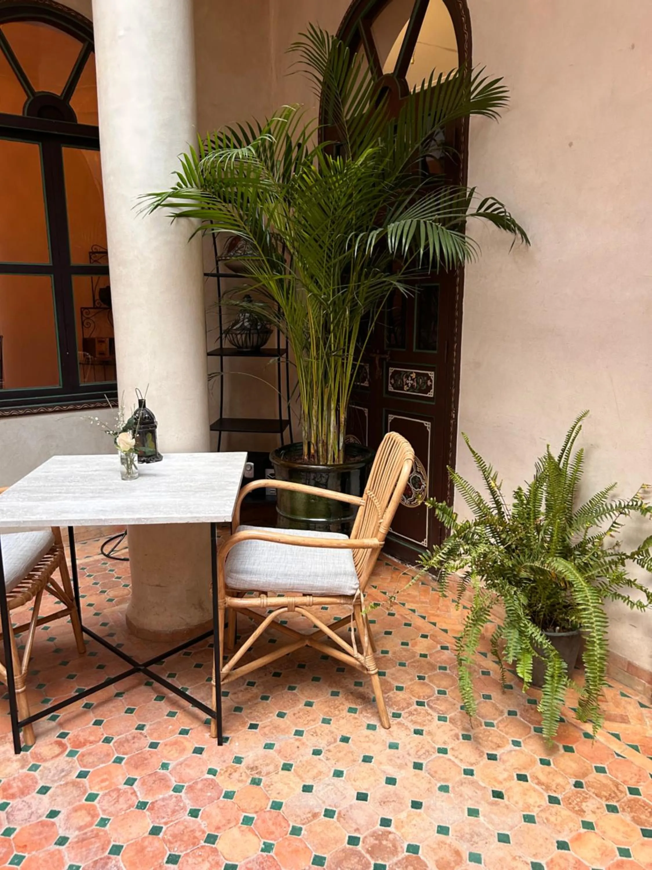 Patio in Riad Bamaga