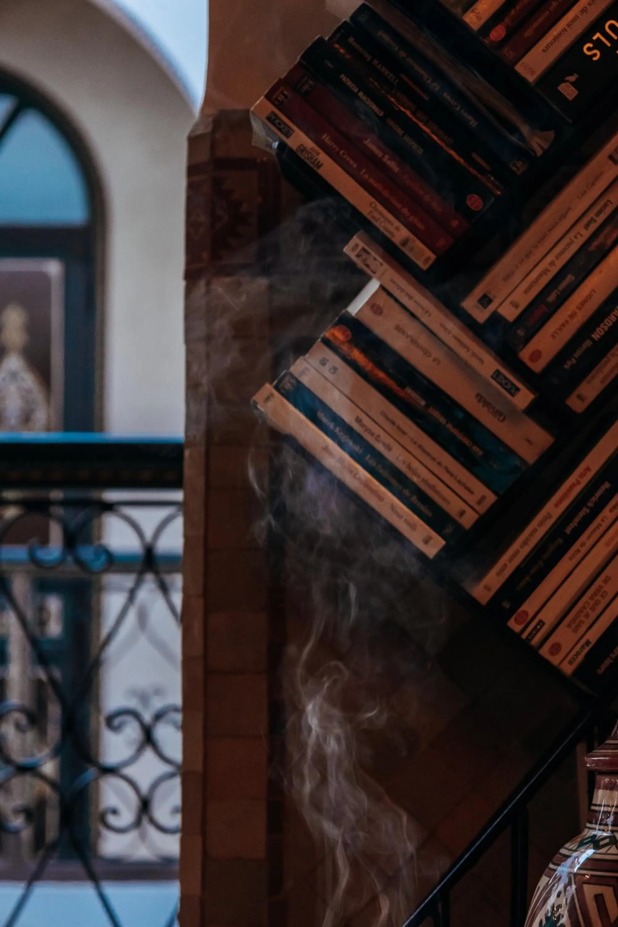 Library in Riad Bamaga