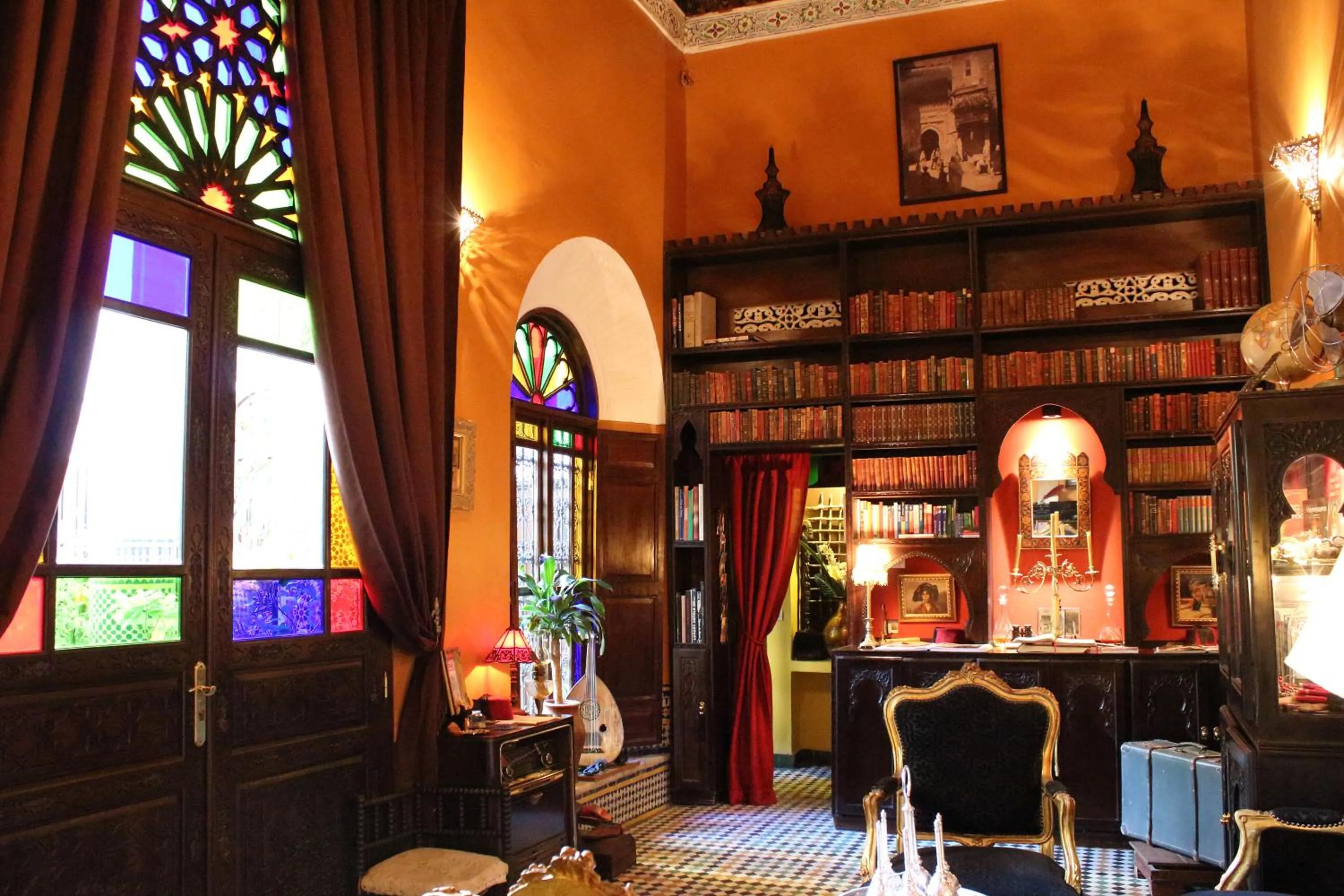 Lobby or reception in Riad Le Calife