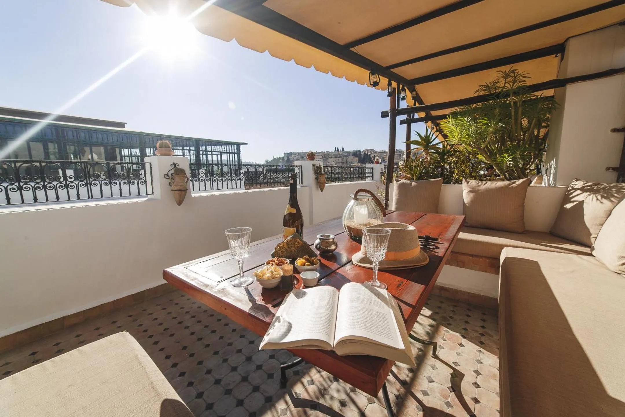 Balcony/Terrace in Riad Le Calife
