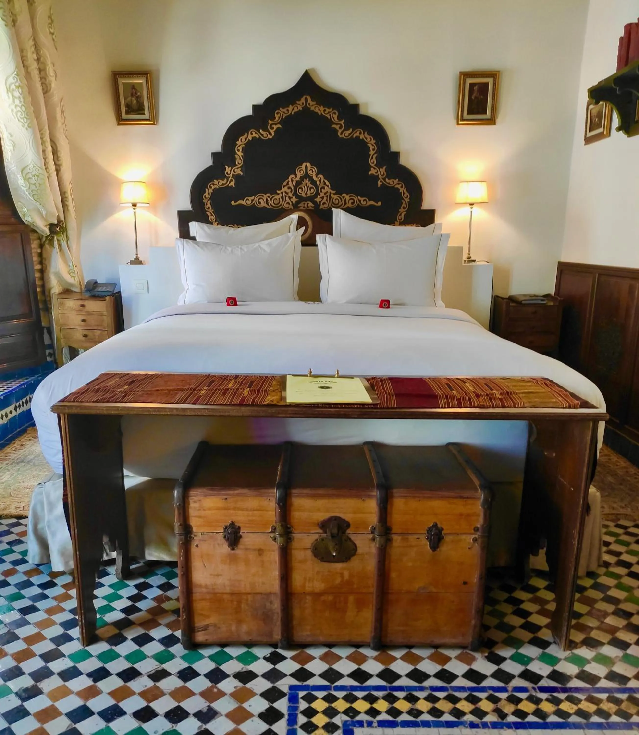 Bed in Riad Le Calife