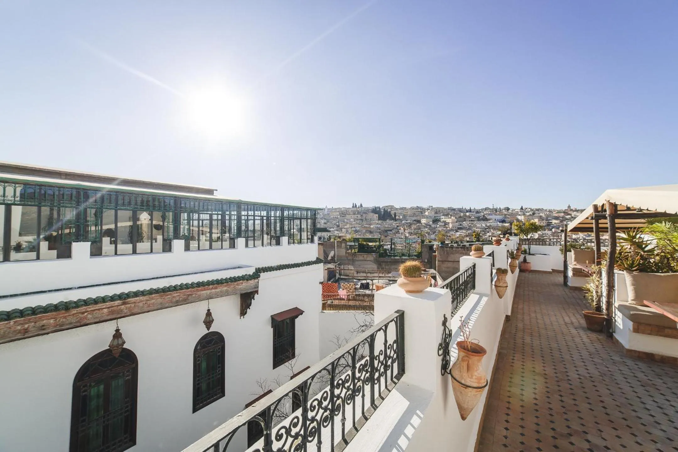 Balcony/Terrace in Riad Le Calife