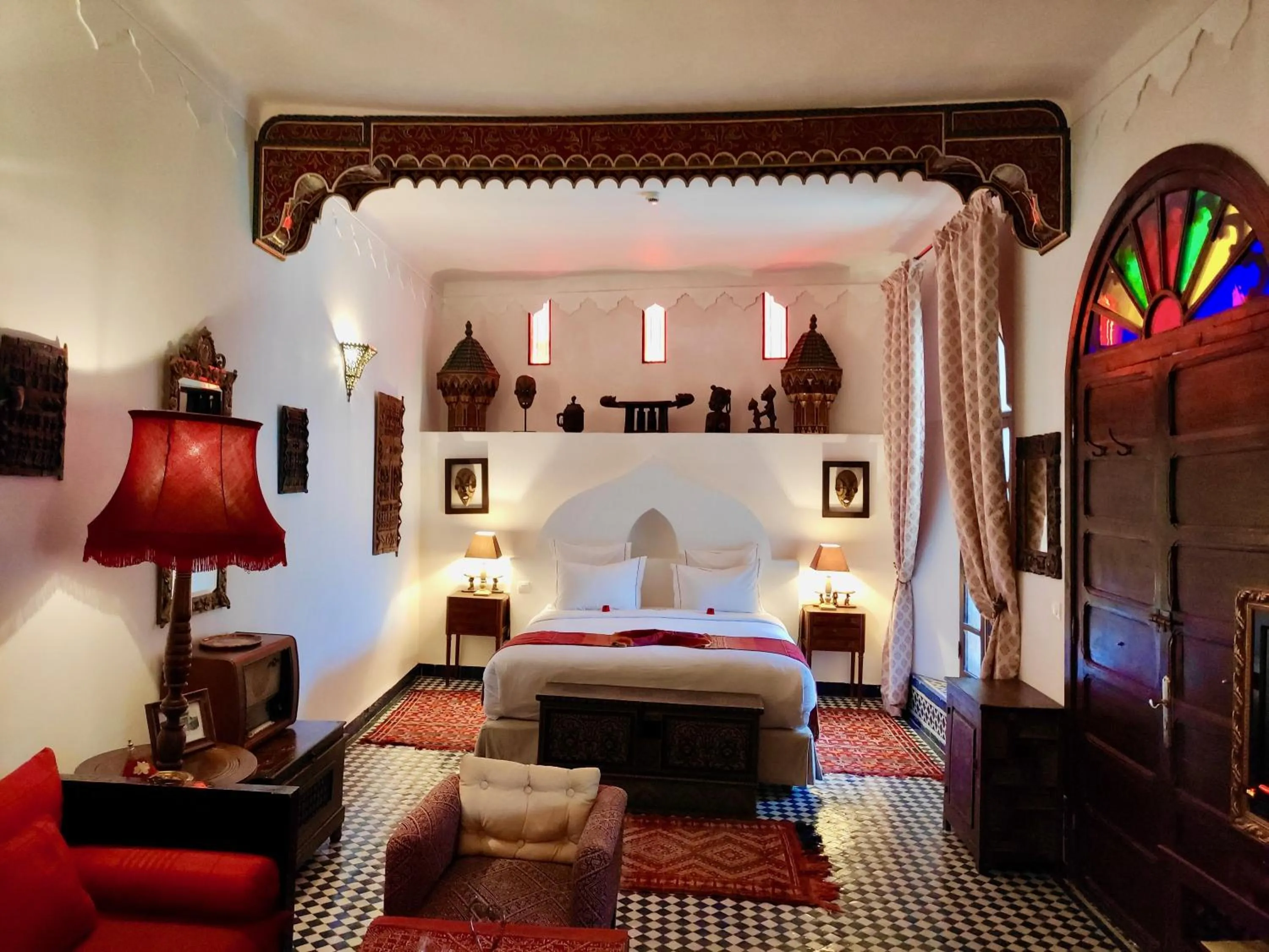 Photo of the whole room, Bed in Riad Le Calife