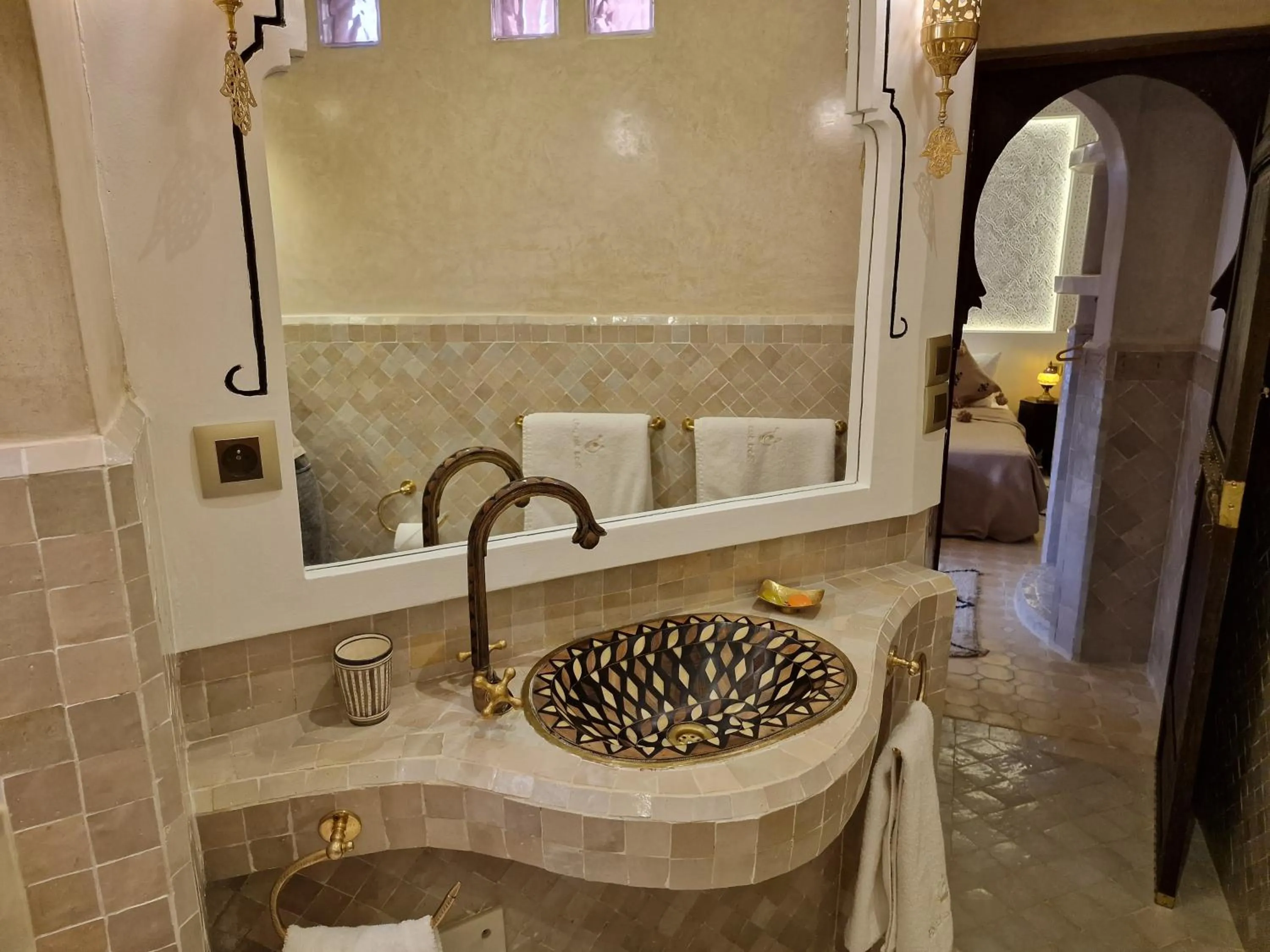 Bedroom in Riad Des Arts