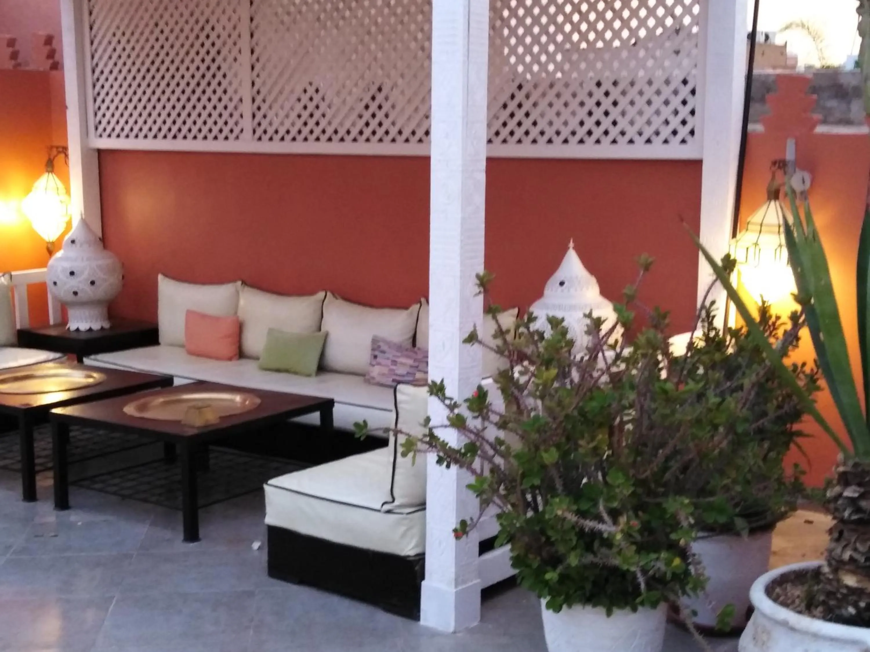 Living room in Riad Des Arts