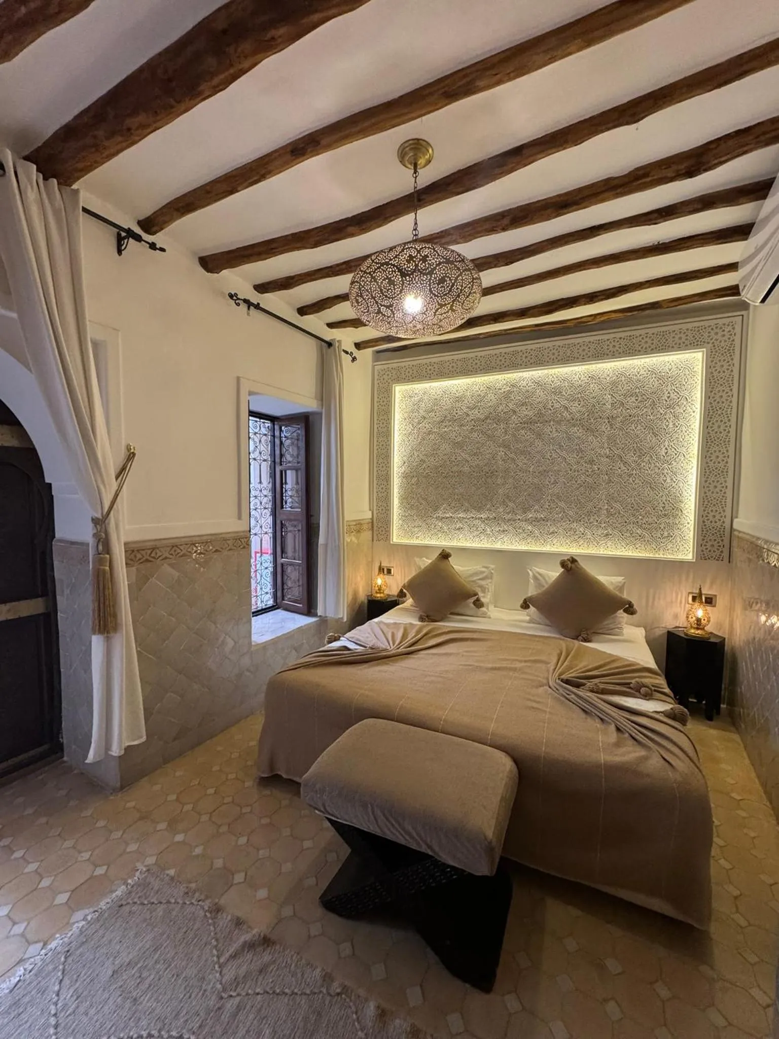 Bed in Riad Des Arts
