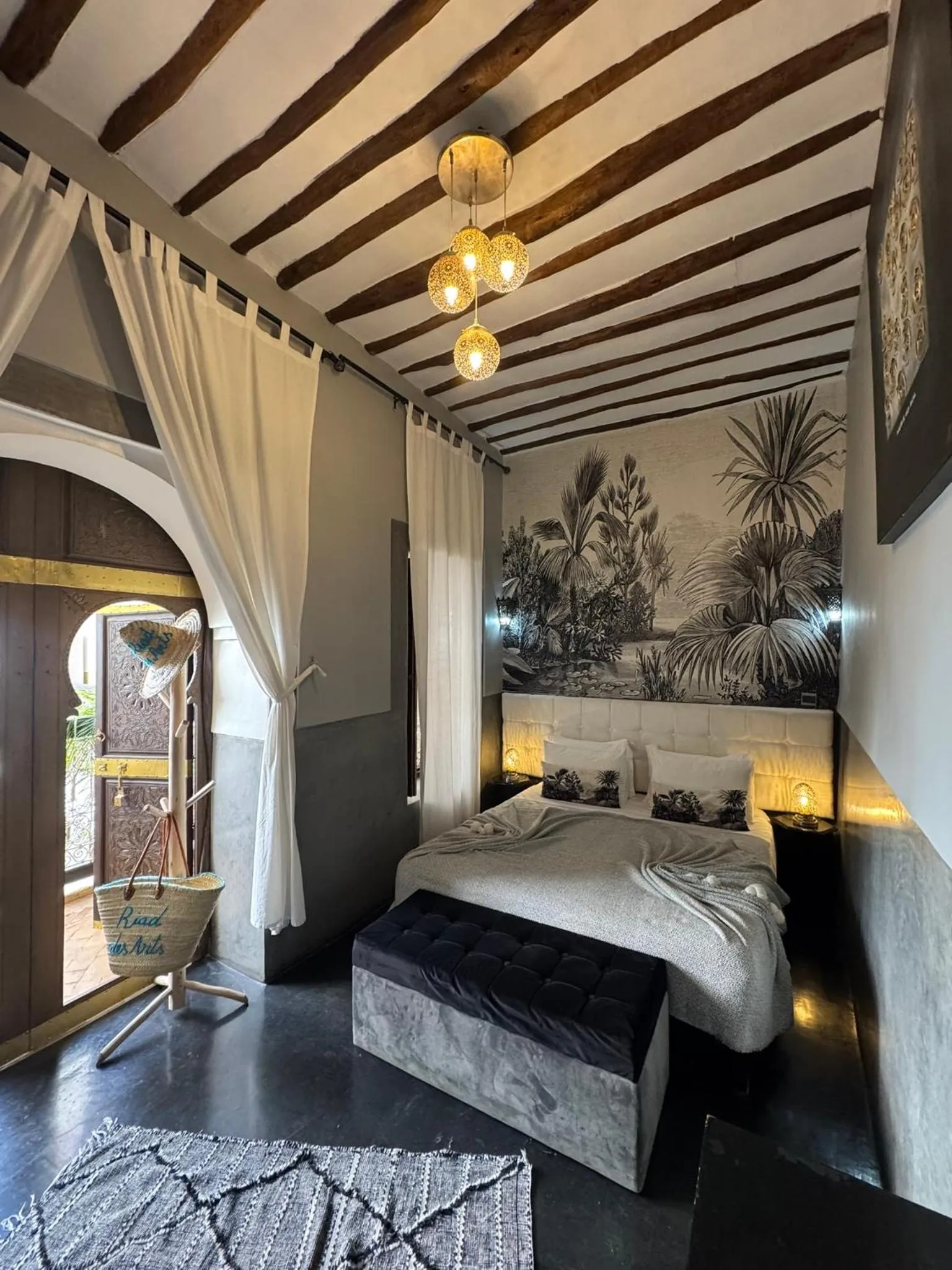 Bed in Riad Des Arts
