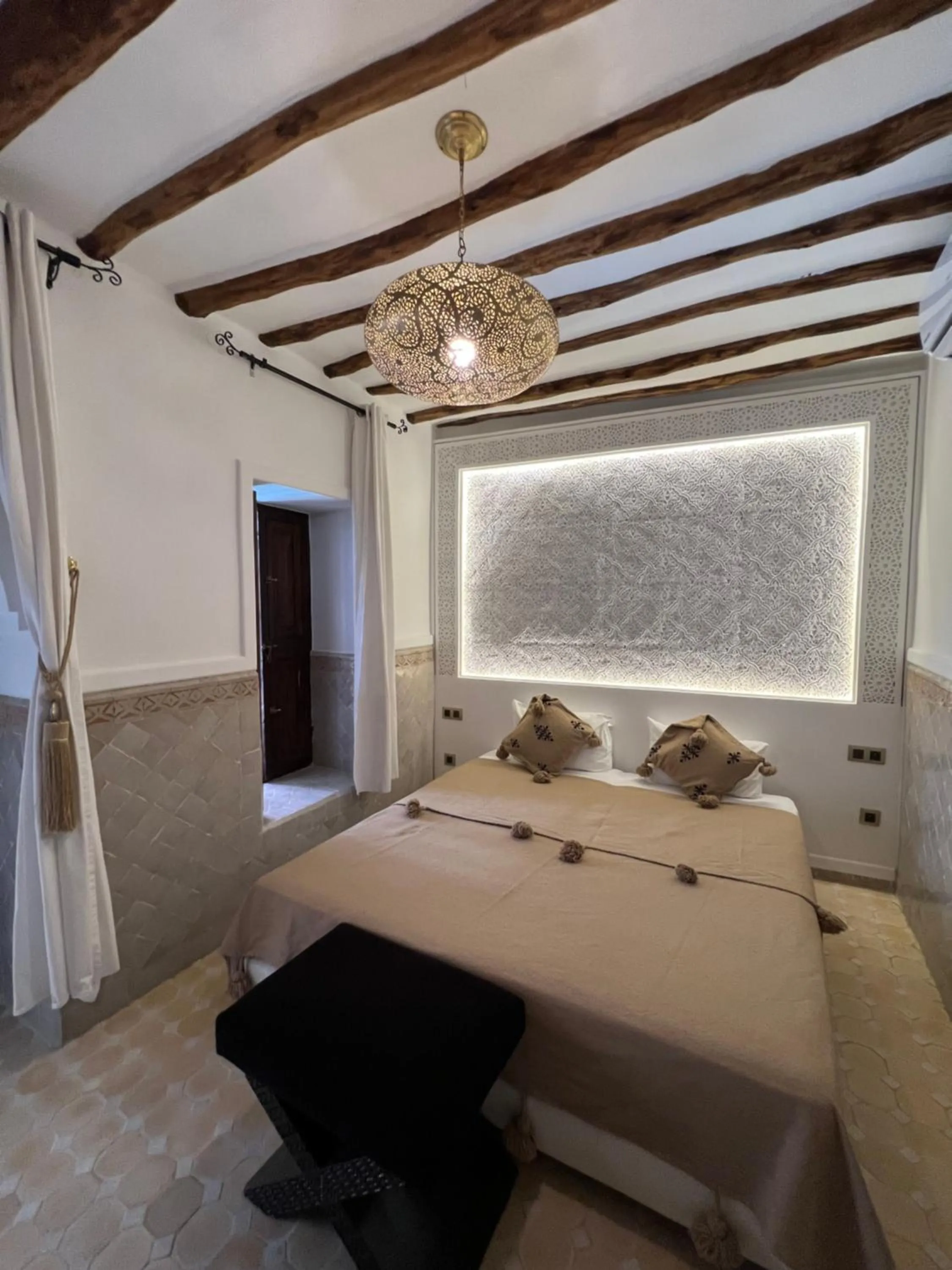 Bed in Riad Des Arts