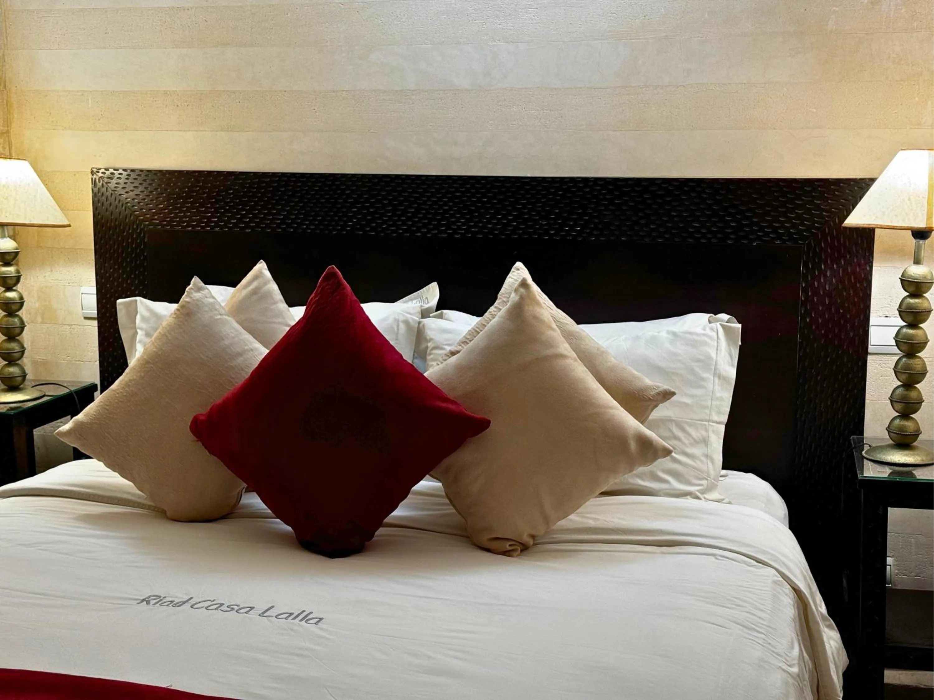 Bed in Riad Casa Lalla