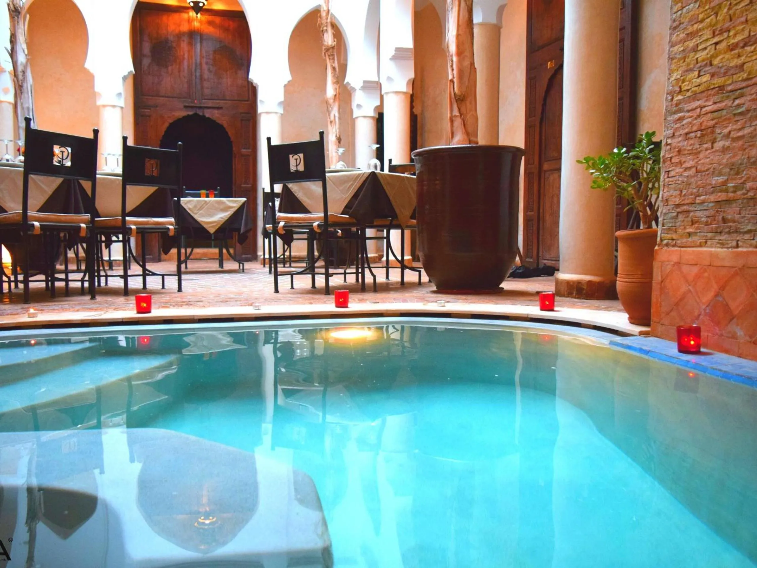 Pool view in Riad Casa Lalla