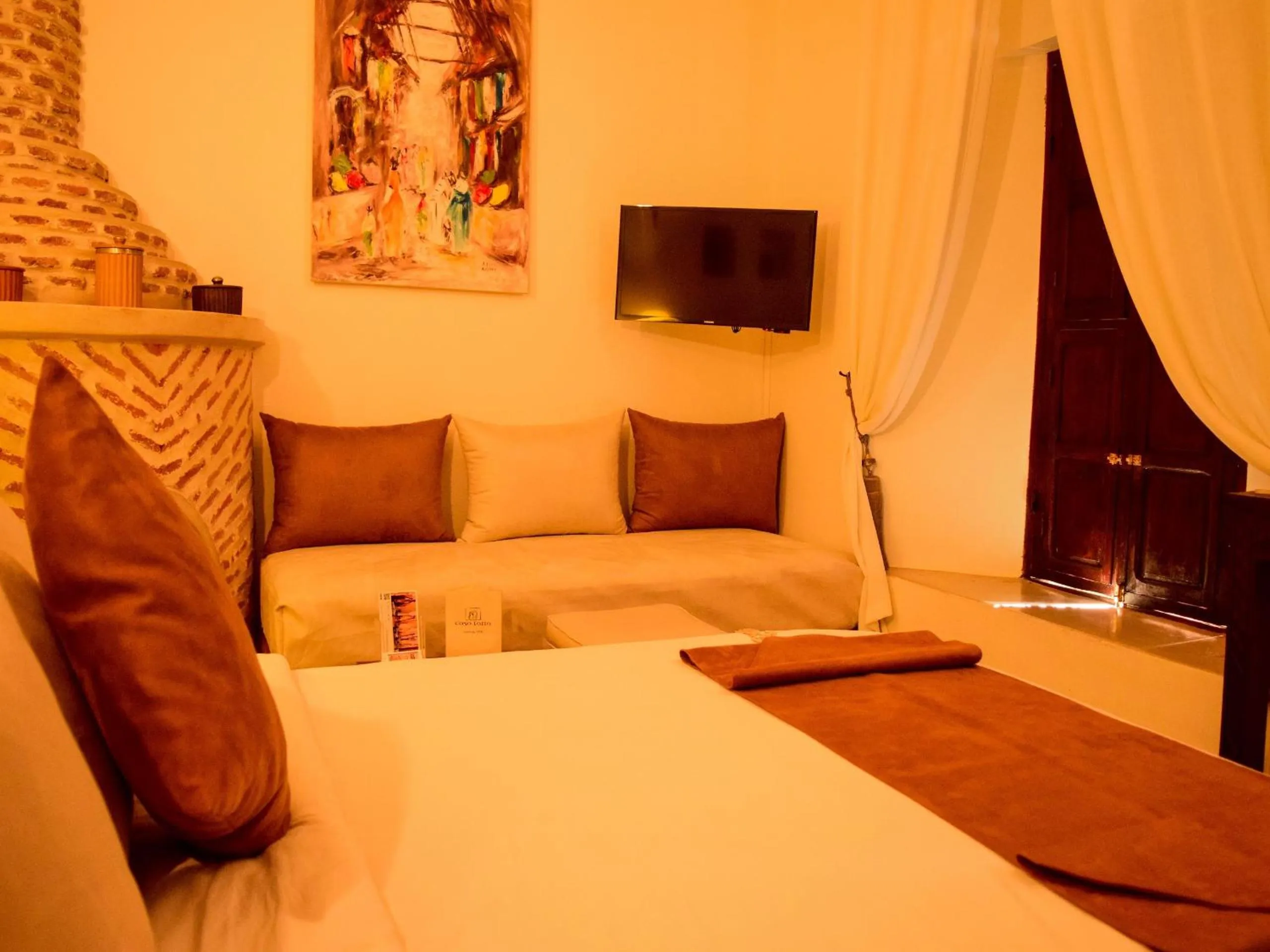 Bed in Riad Casa Lalla