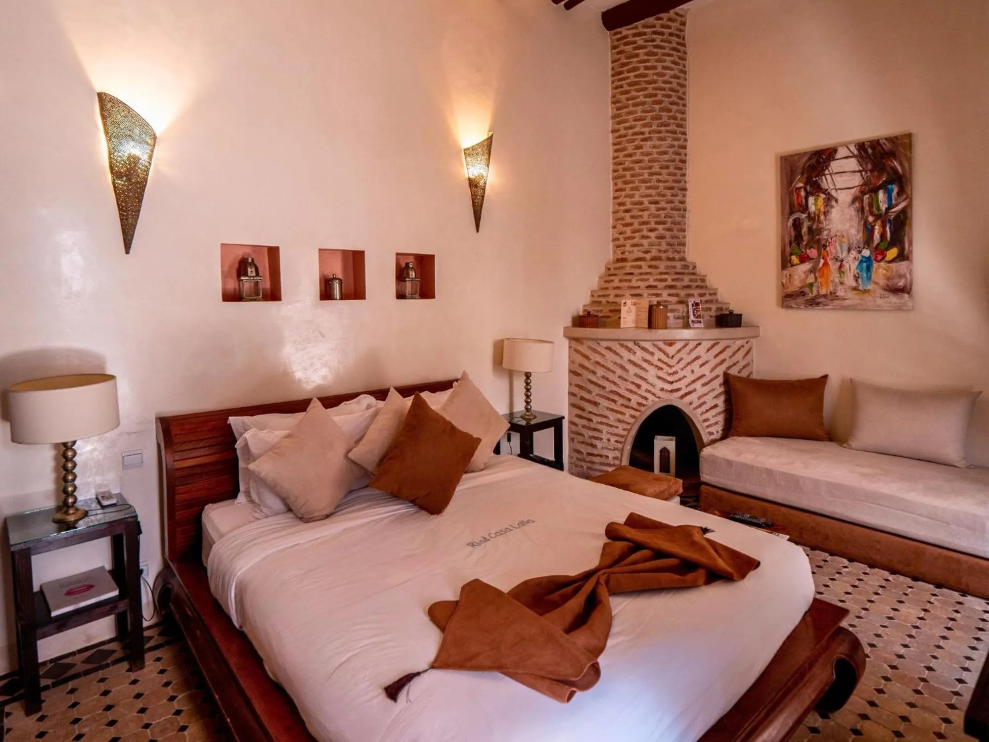 Bedroom, Bed in Riad Casa Lalla