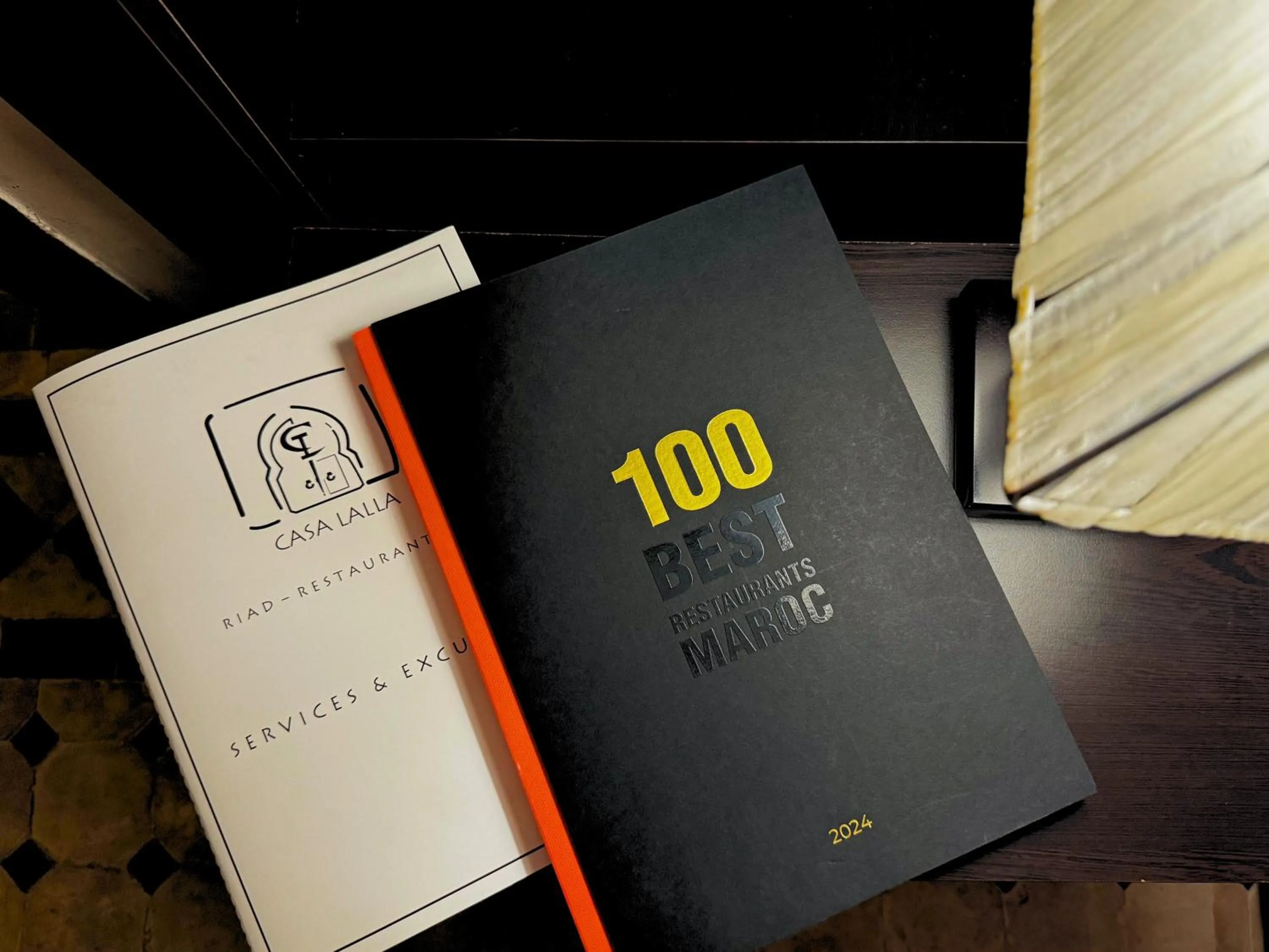 Living room in Riad Casa Lalla