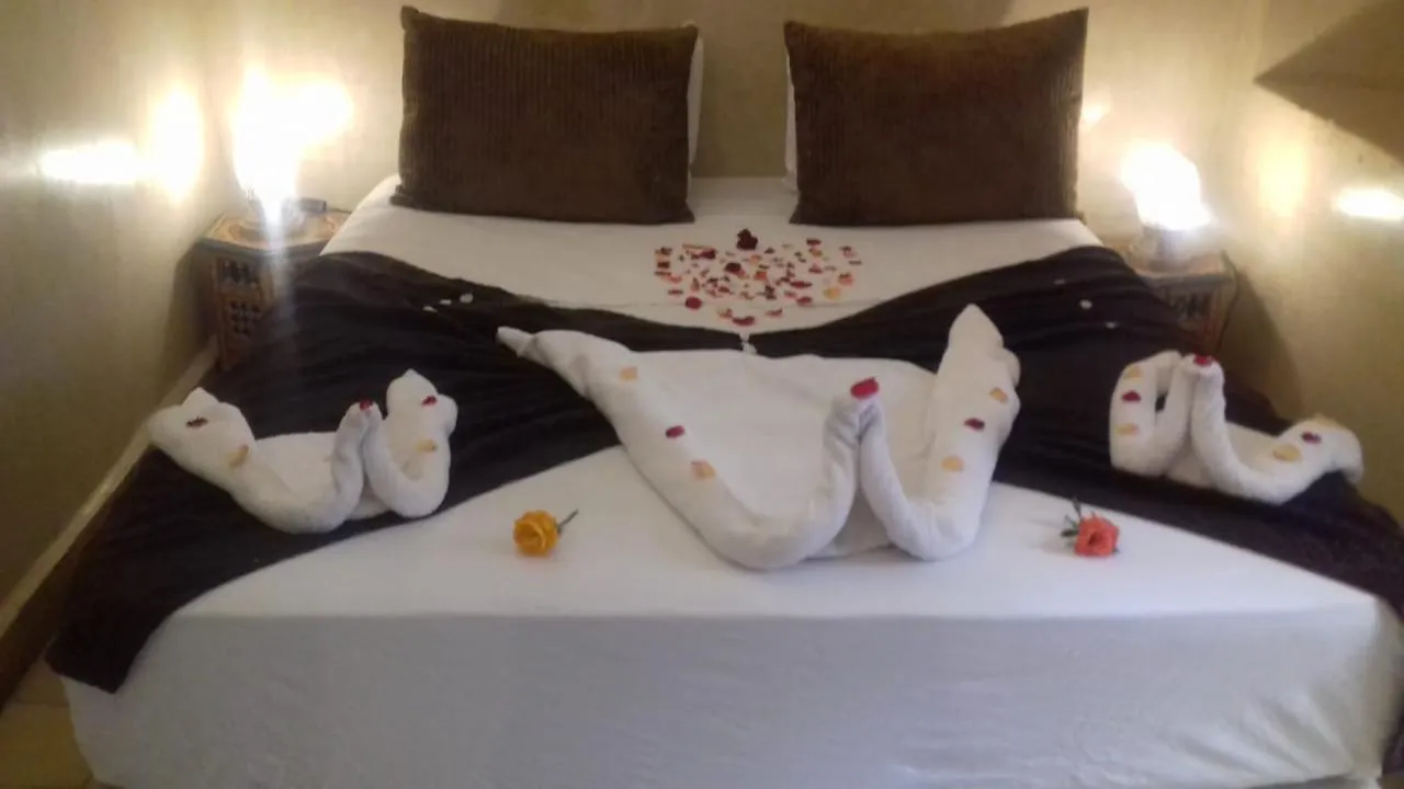 Bedroom, Bed in Riad Chalymar