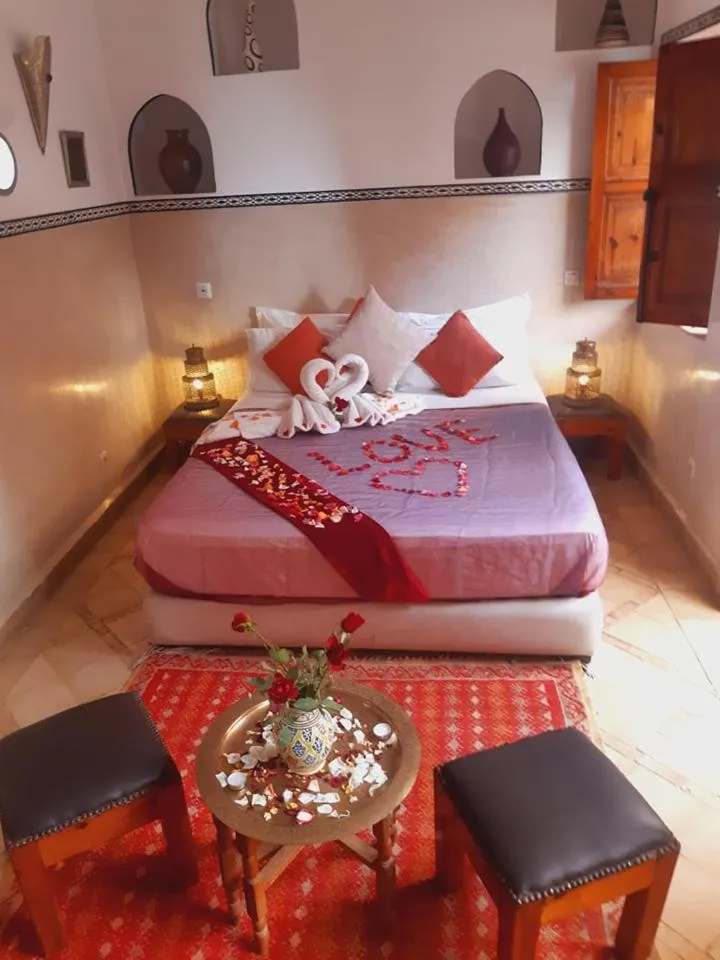Bedroom, Bed in Riad Chalymar