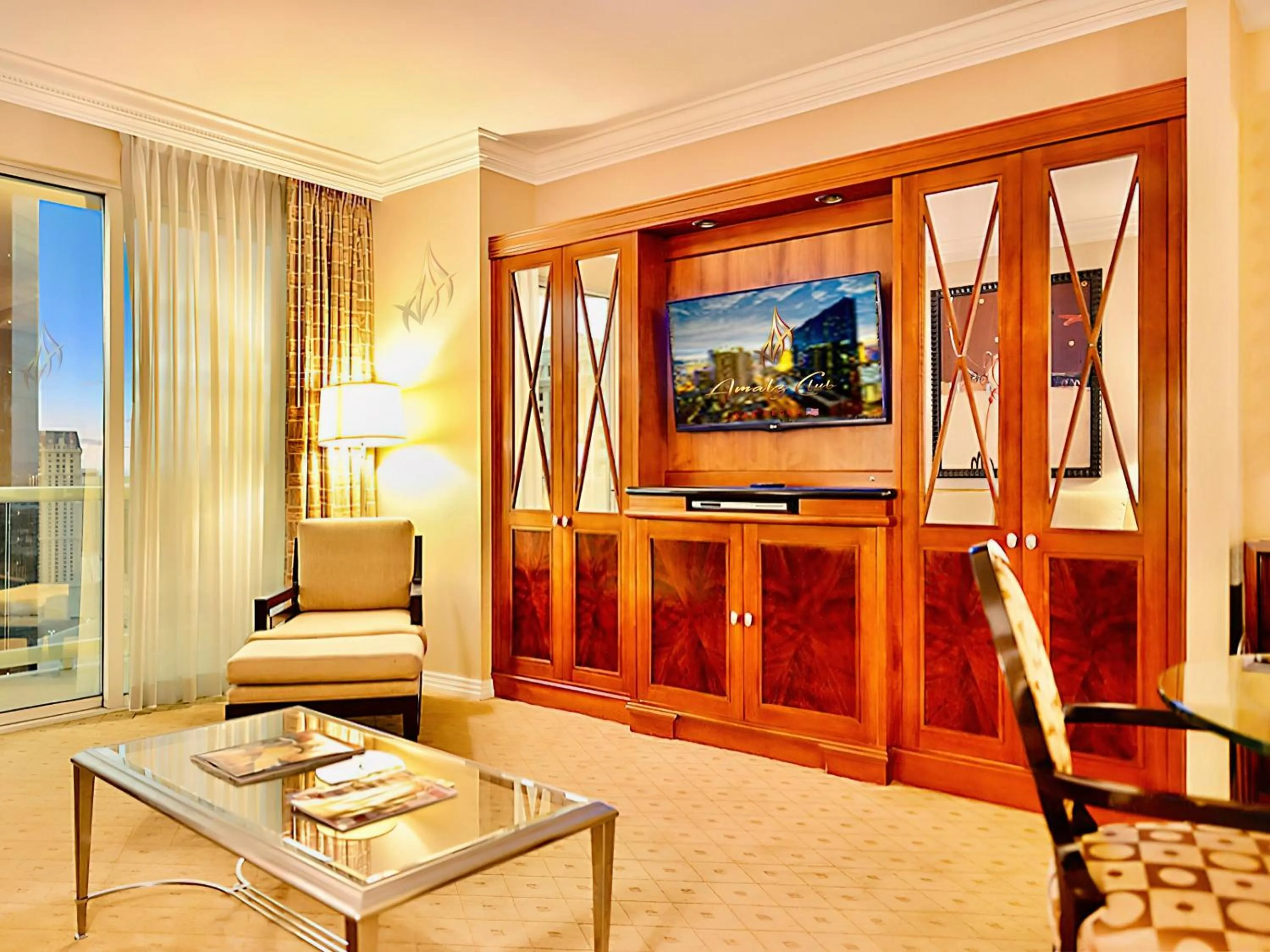 Living room in Amalz 2 Bedroom 3 Bathroom Balcony Suites at Mgm Signature !