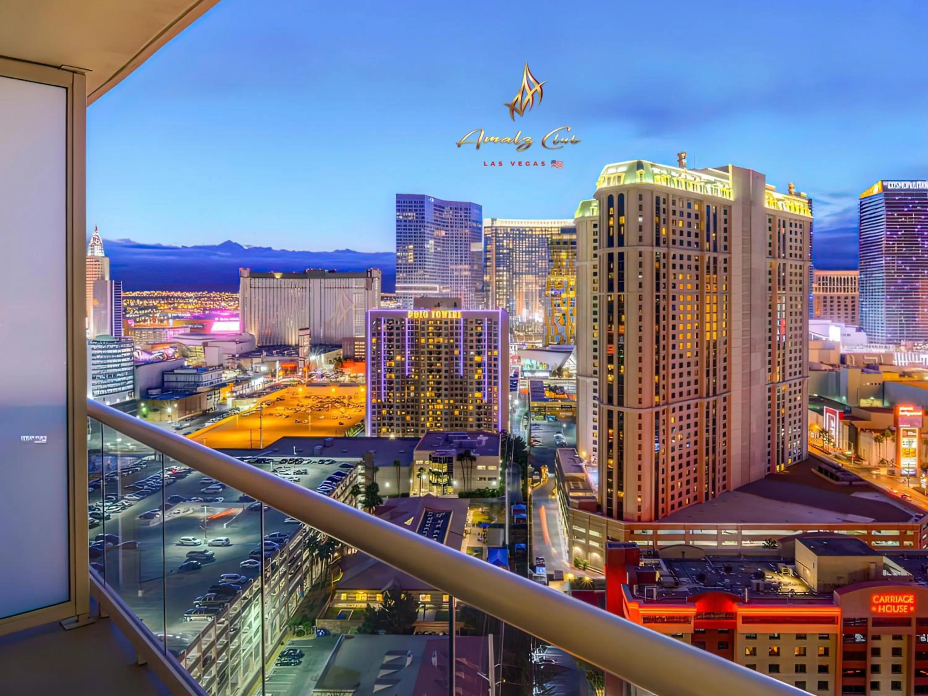 Balcony/Terrace in Amalz 2 Bedroom 3 Bathroom Balcony Suites at Mgm Signature !