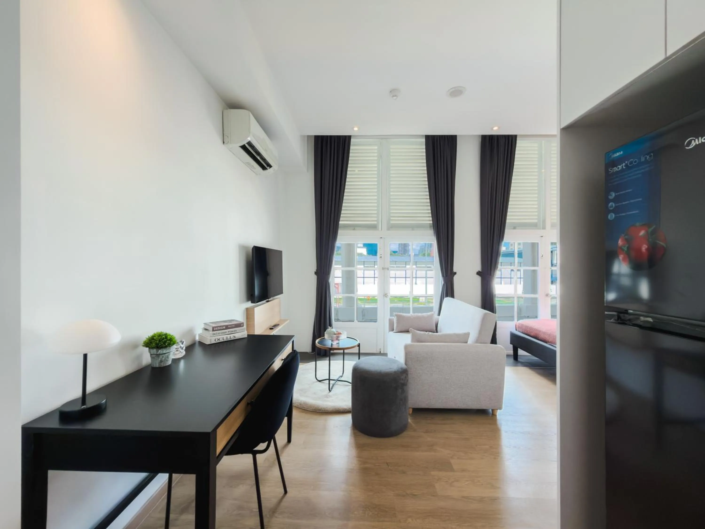 Living room in The White House - Serviced Residences by Cove & Belle Living