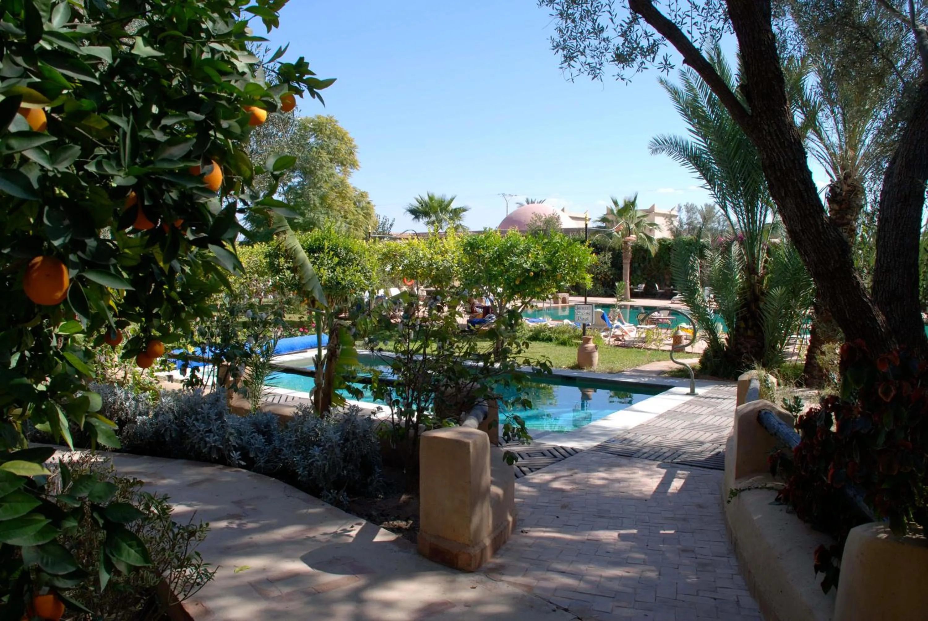 Swimming pool in Hotel Dar Zitoune Taroudant