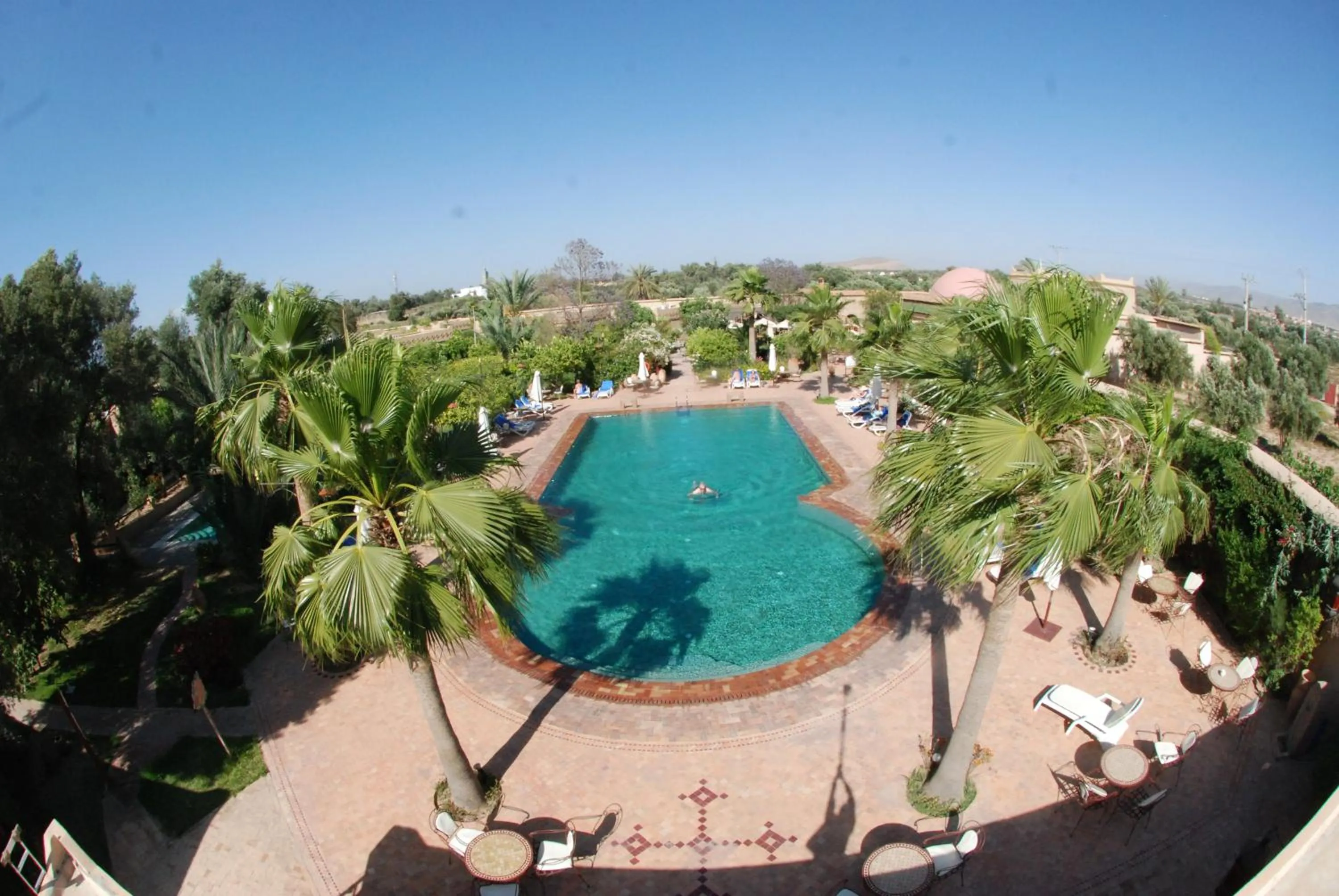 Swimming pool in Hotel Dar Zitoune Taroudant