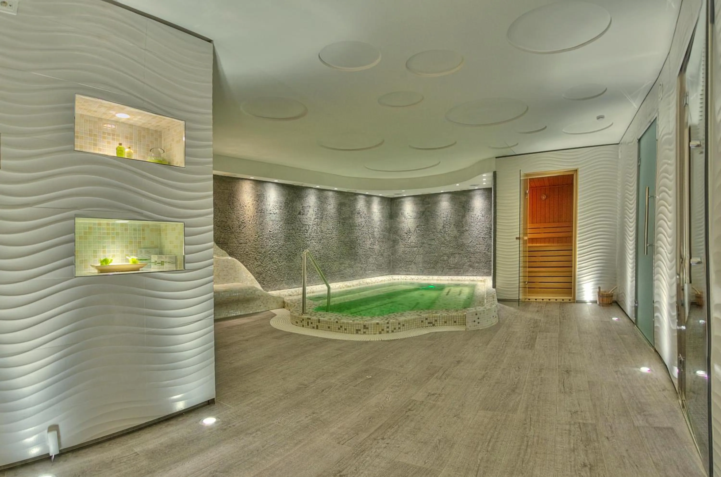 Hot Spring Bath in Hotel Moskva