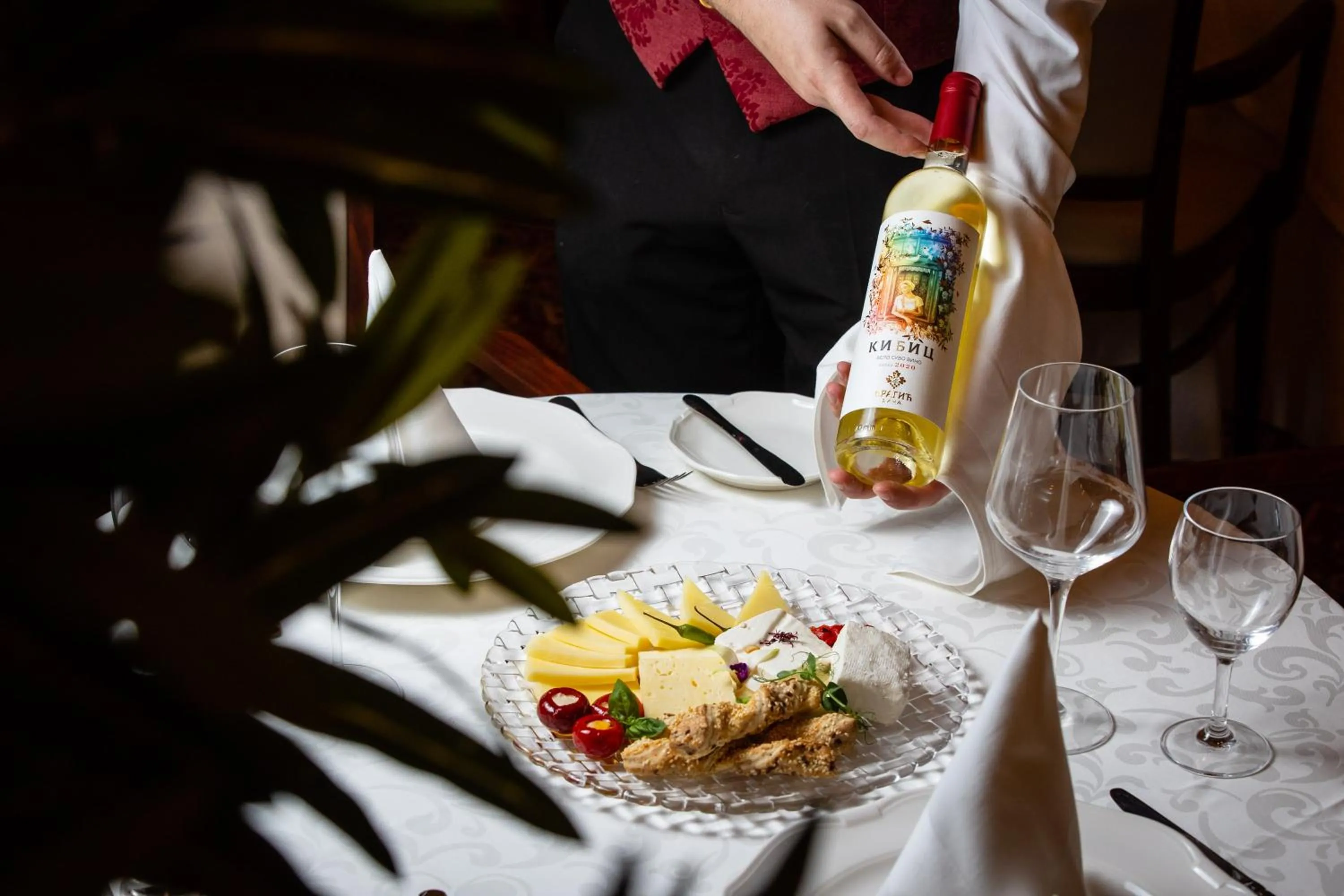 Food and drinks in Hotel Moskva