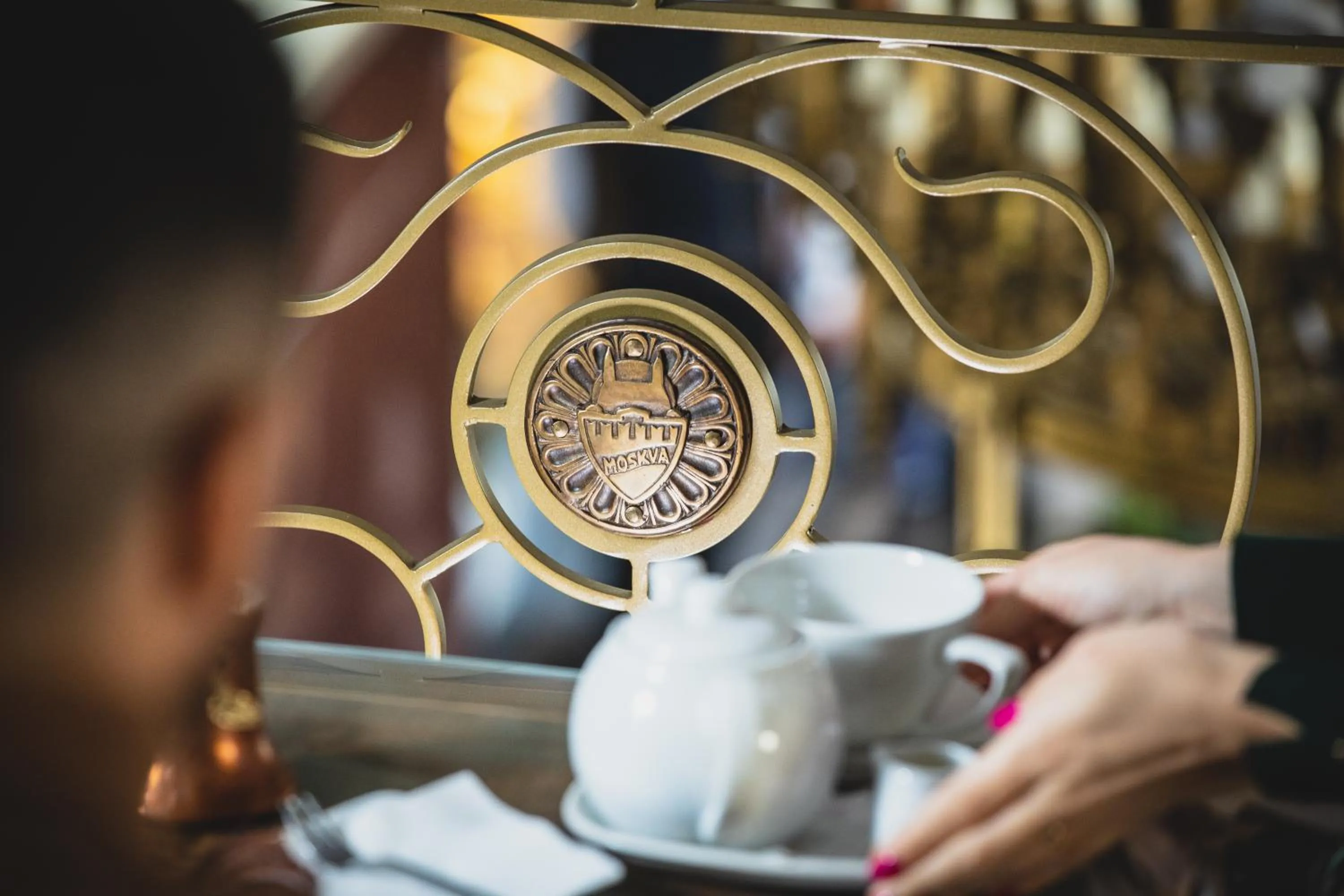 Coffee/tea facilities in Hotel Moskva
