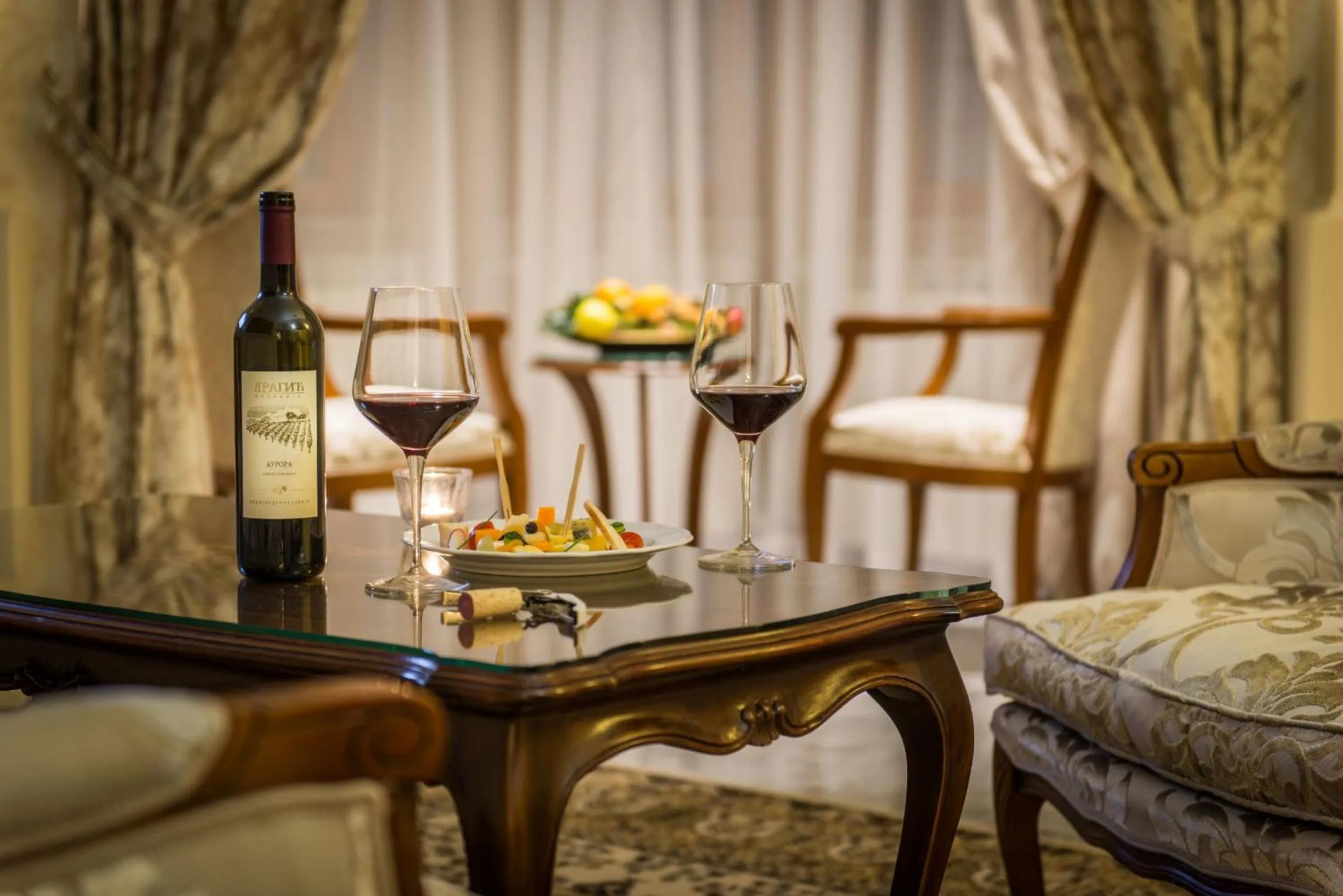 Living room in Hotel Moskva