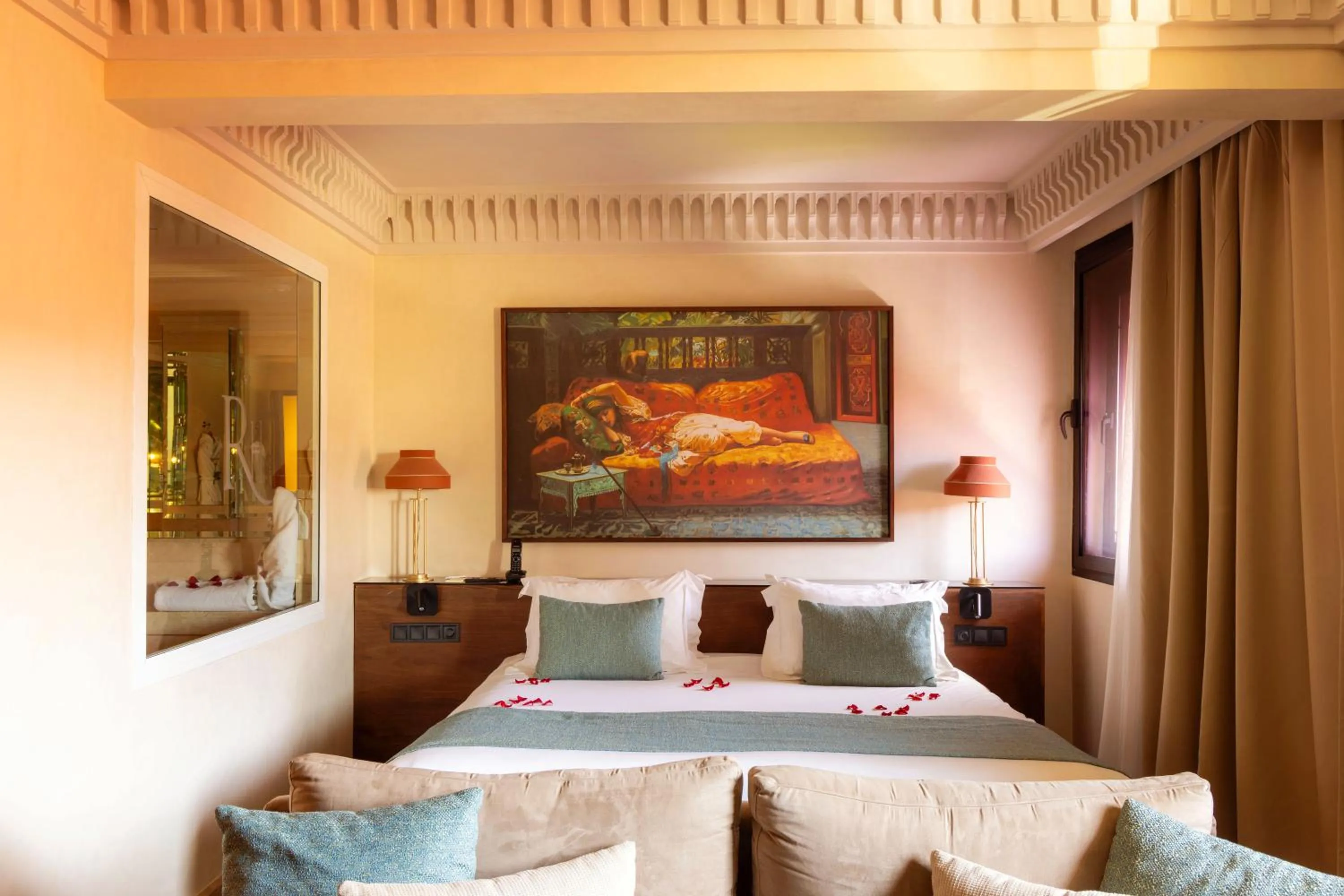 Bedroom, Bed in Les Jardins De La Koutoubia