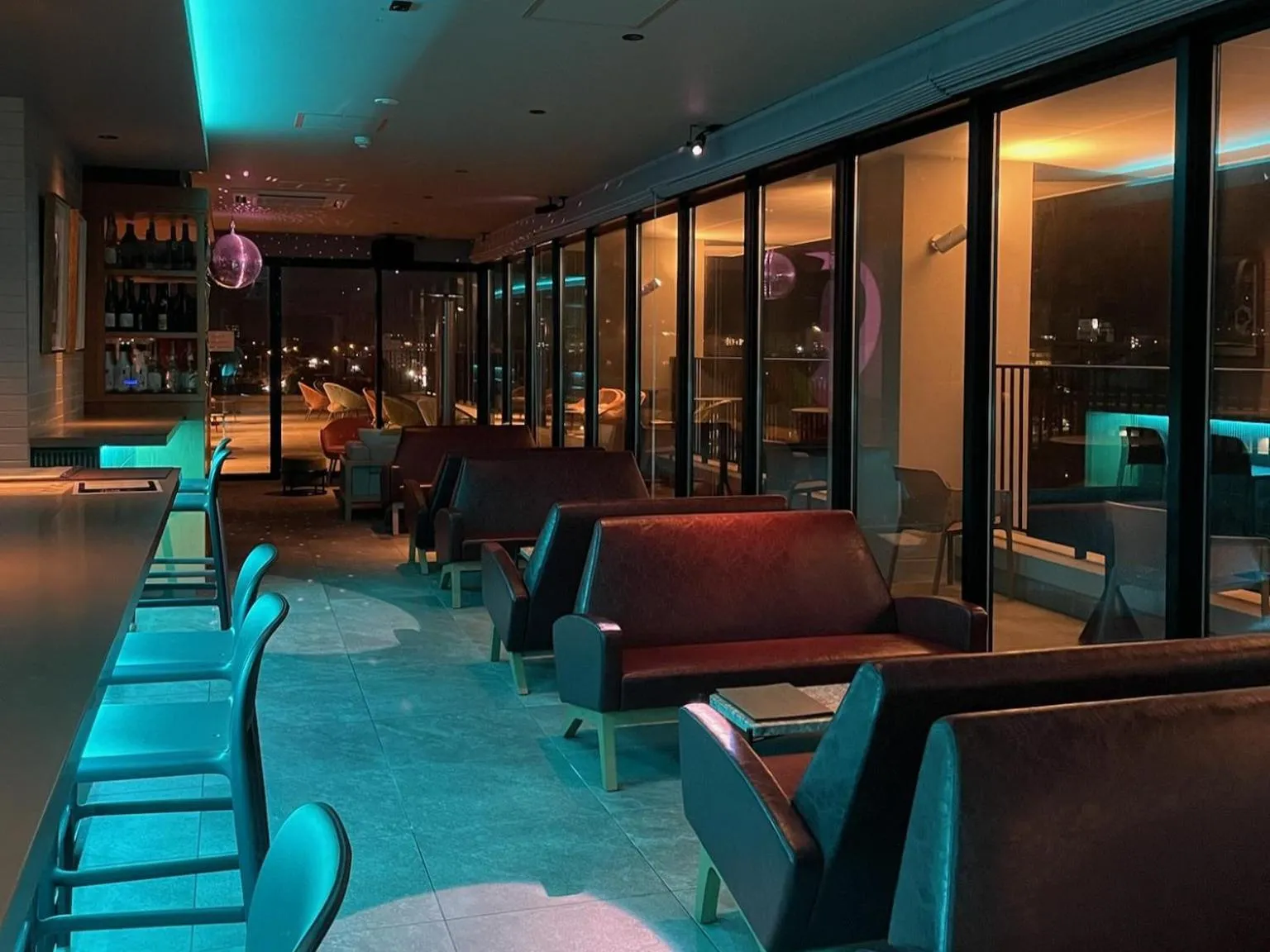 Lounge or bar in REF Okinawa Arena by VESSEL HOTELS