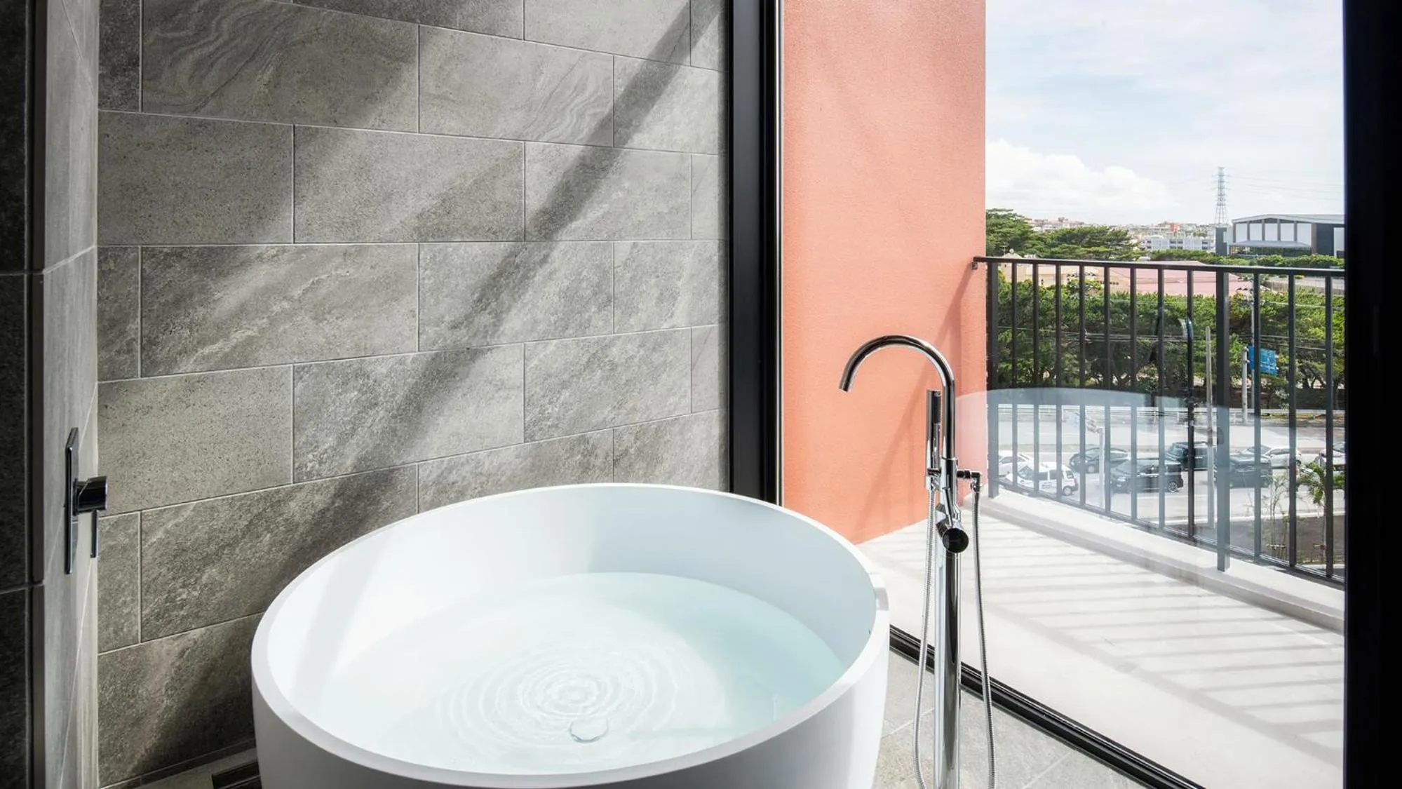 Bathroom in REF Okinawa Arena by VESSEL HOTELS