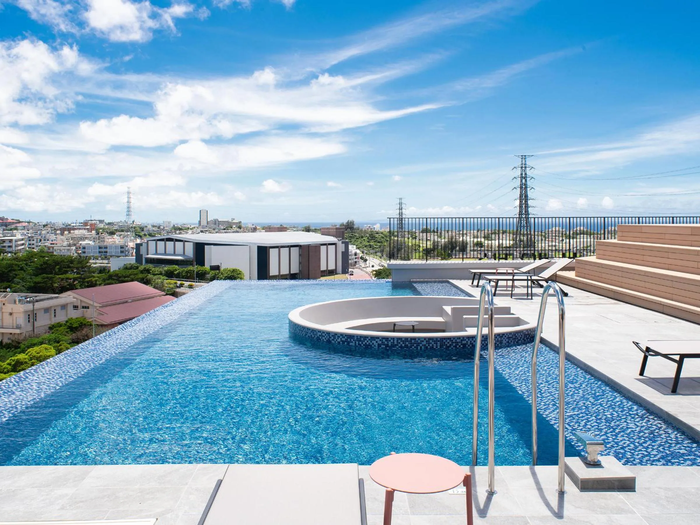 Pool view in REF Okinawa Arena by VESSEL HOTELS