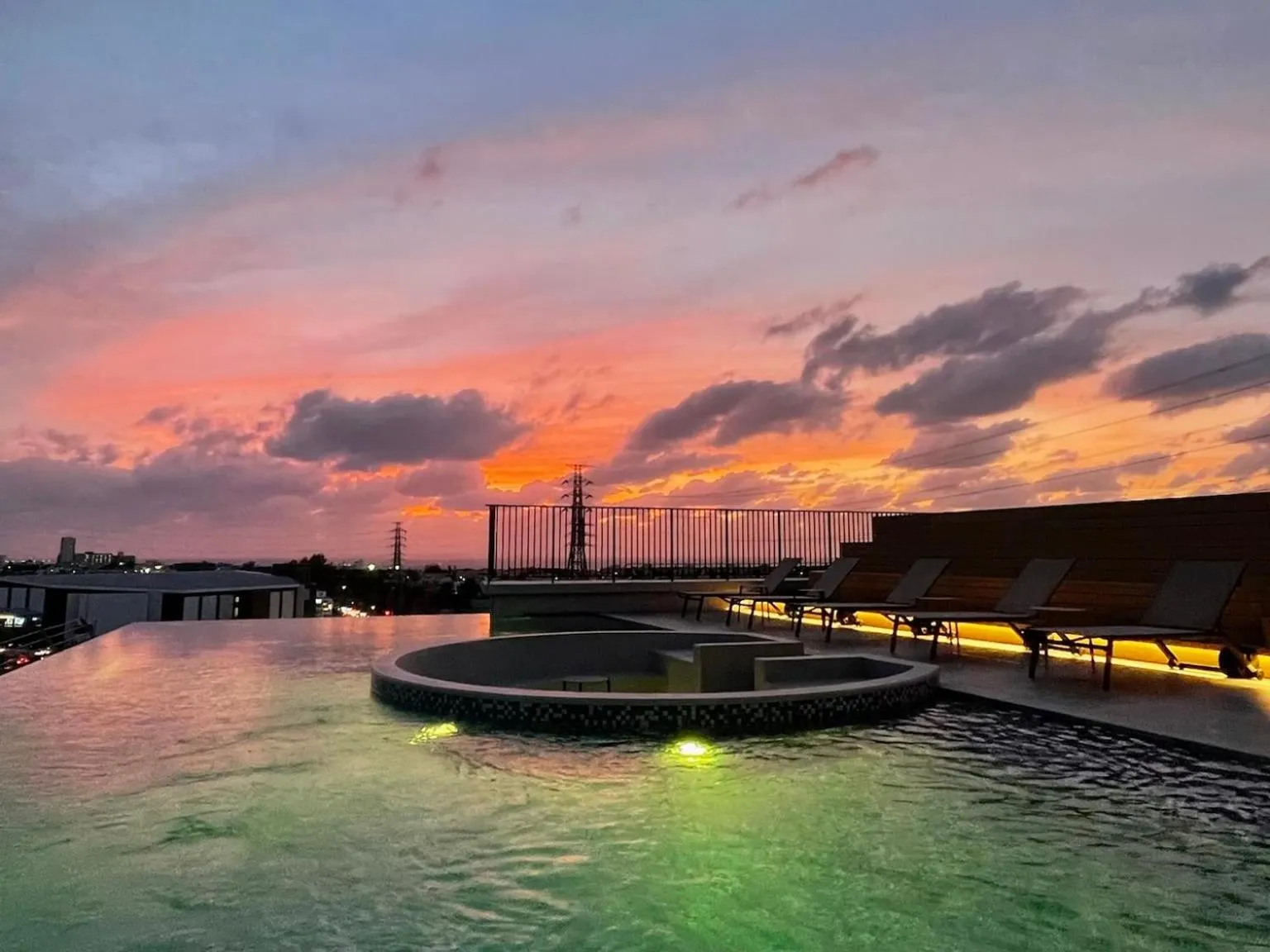 Swimming pool in REF Okinawa Arena by VESSEL HOTELS