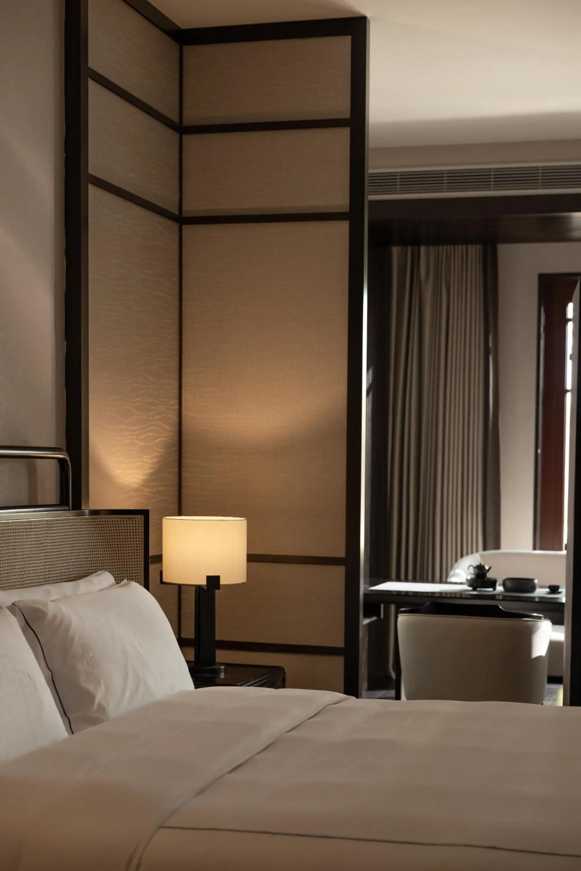 Bed in Hangzhou Qiushui Villa