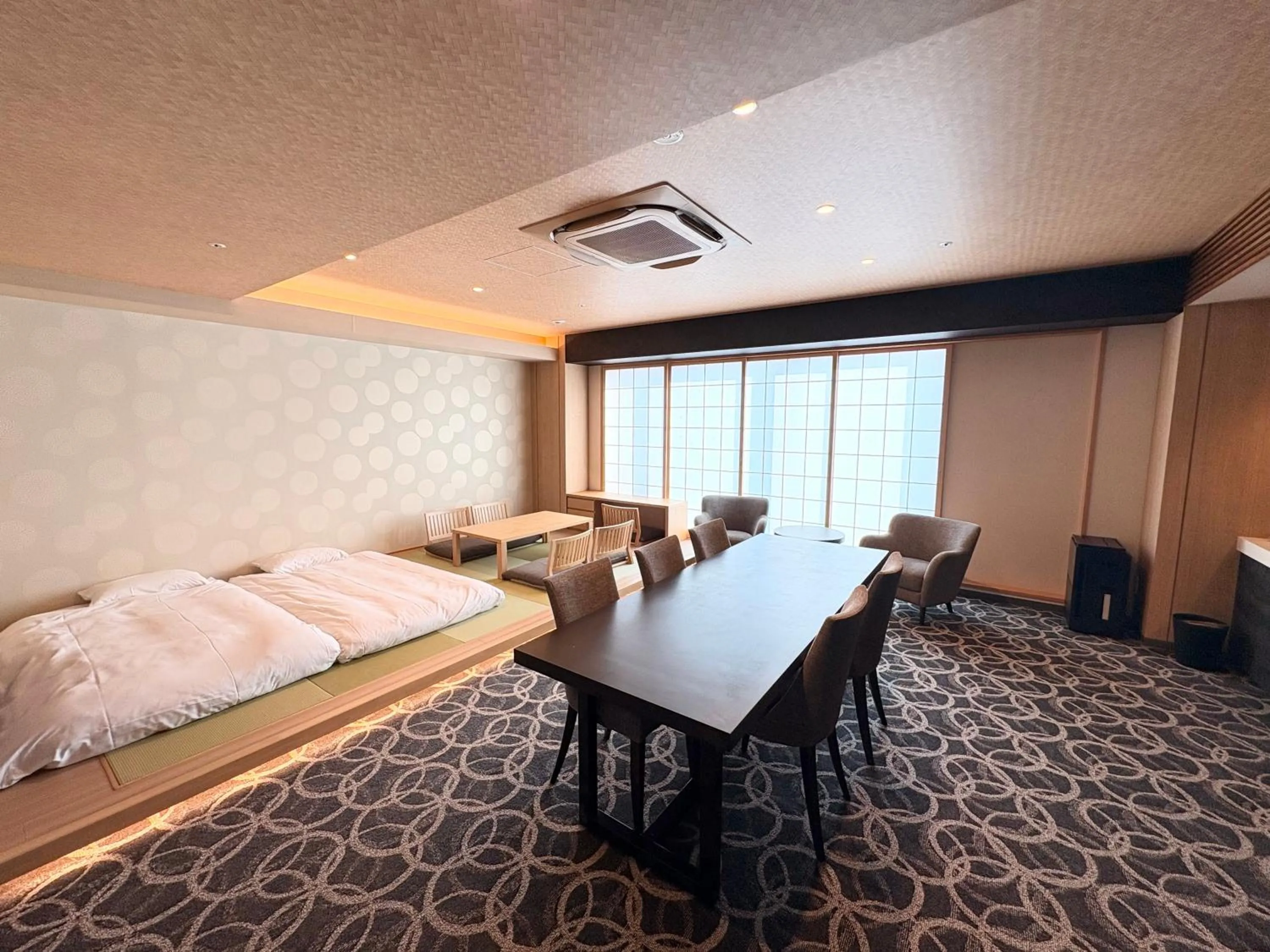 Bed in Tosei Hotel Cocone Tsukiji Ginza Premier