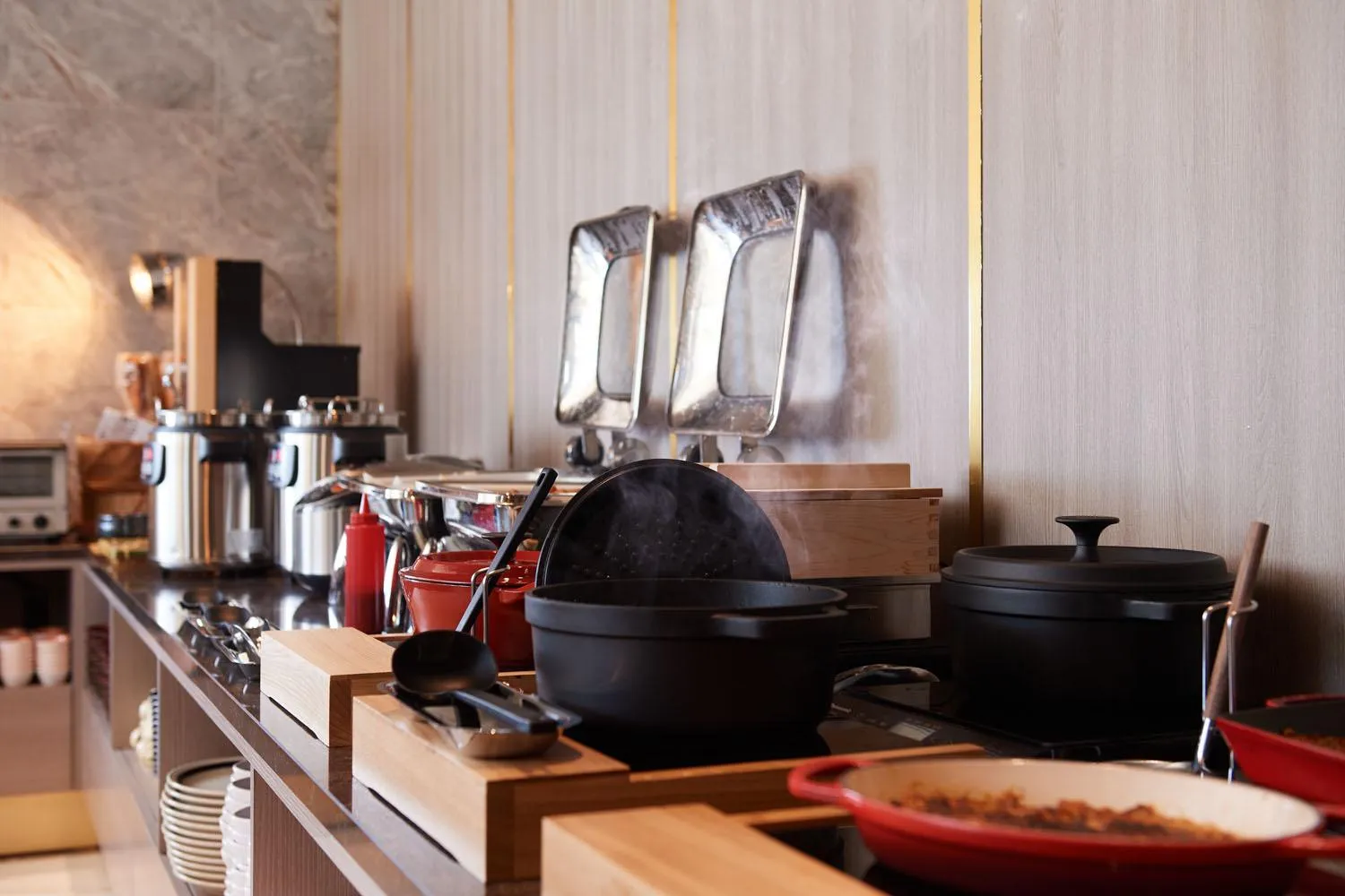 Buffet breakfast in Tosei Hotel Cocone Tsukiji Ginza Premier