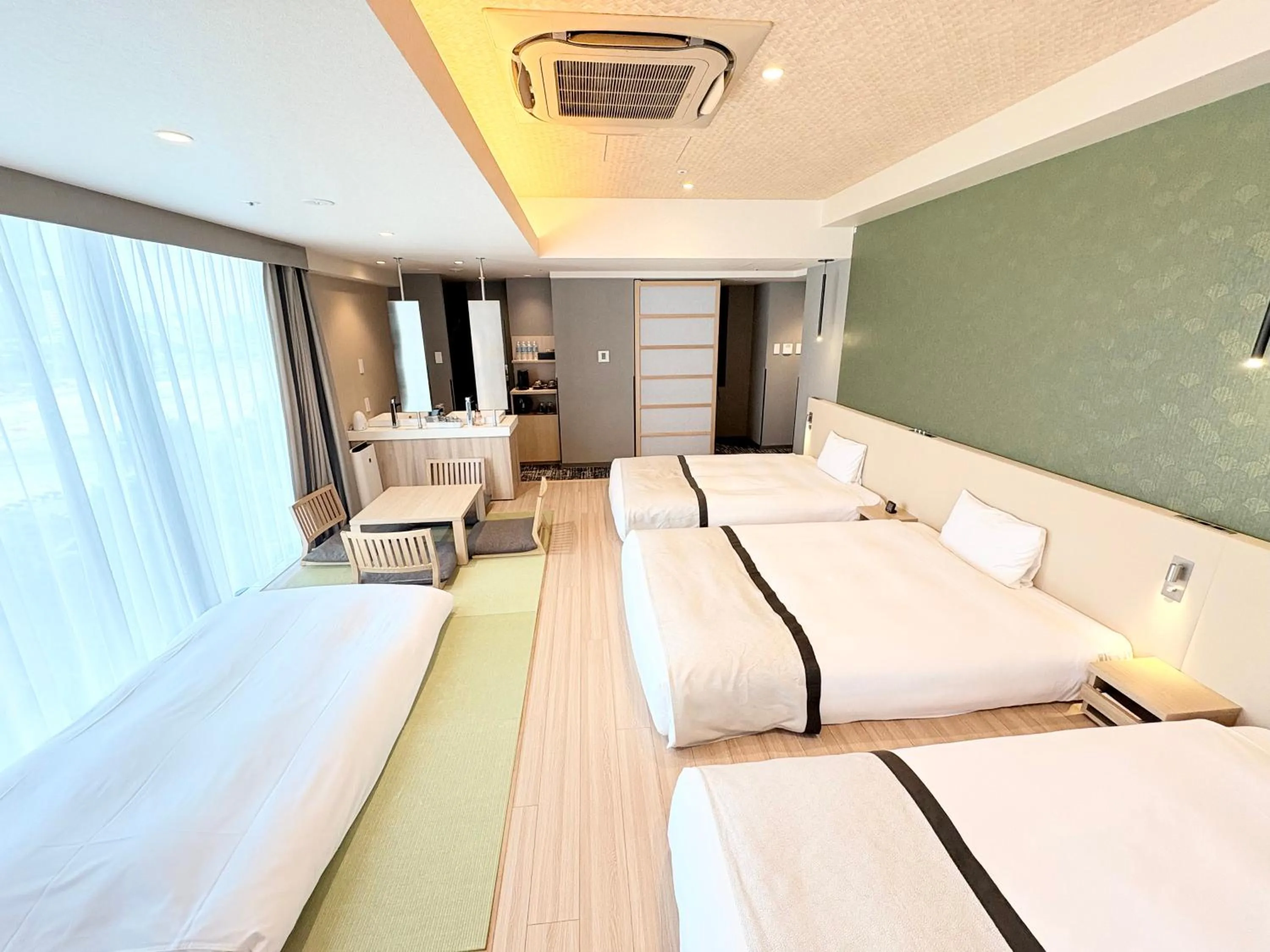 Bed in Tosei Hotel Cocone Tsukiji Ginza Premier