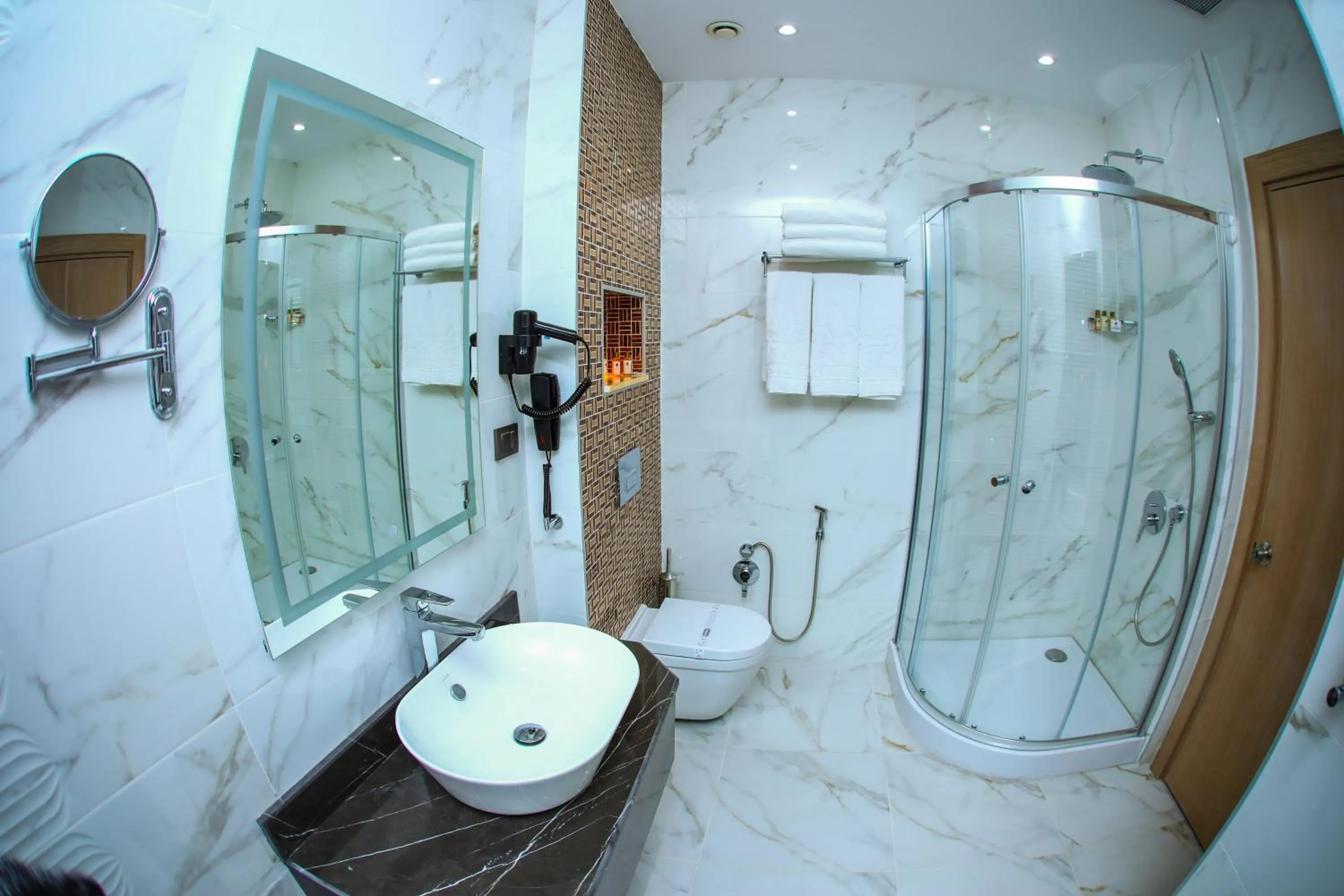 Shower in Iris Hotel Baku